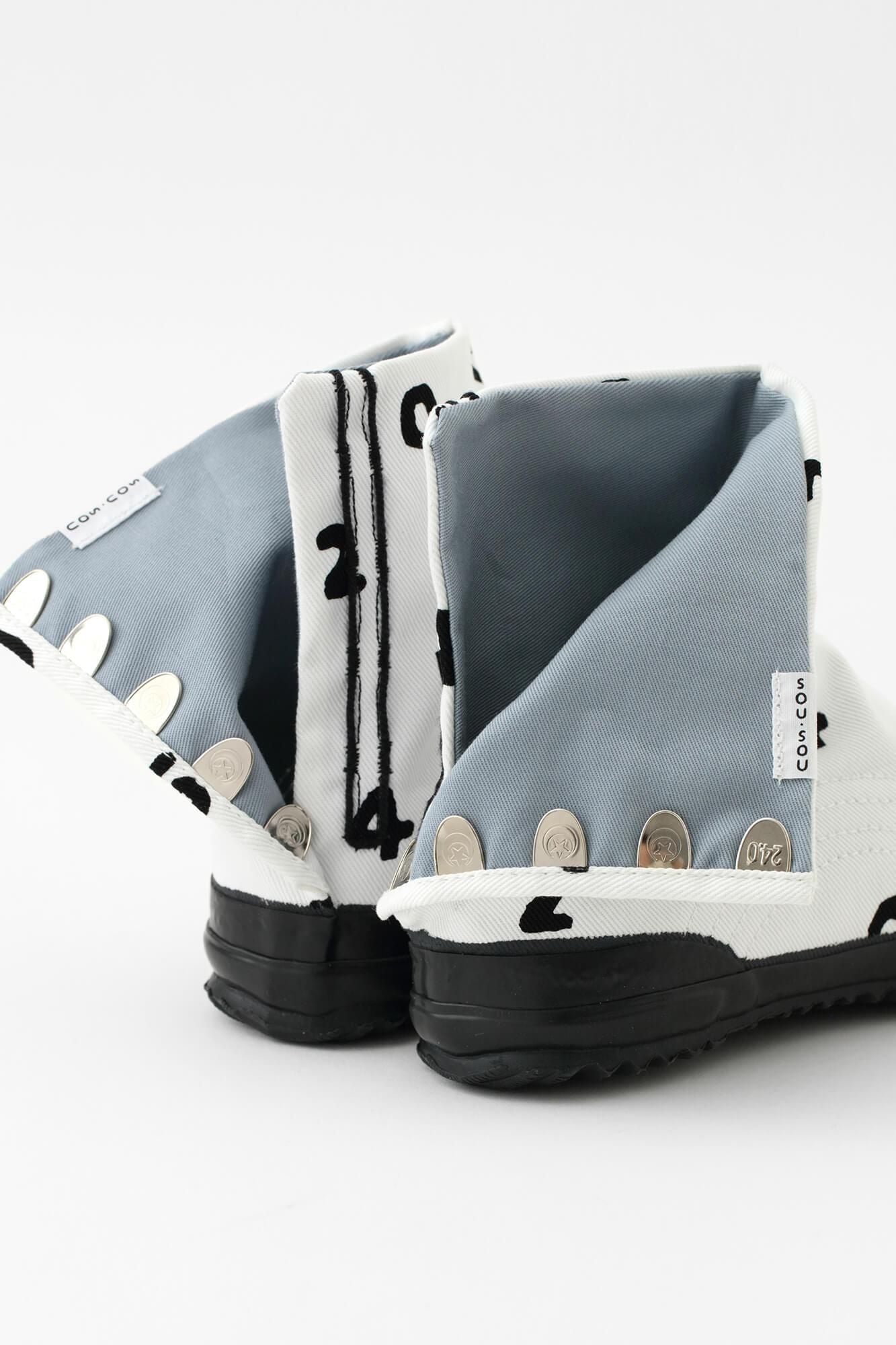 Festival Split Toe Tabi Shoes / SO-SU-U Tsume White