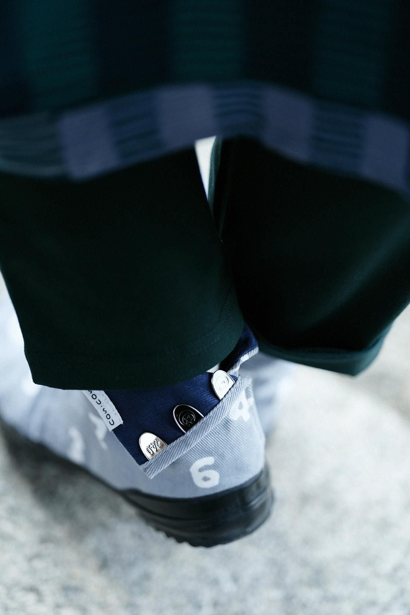 節慶 分趾足袋鞋/SO-SU-U十數 詰 淺灰色