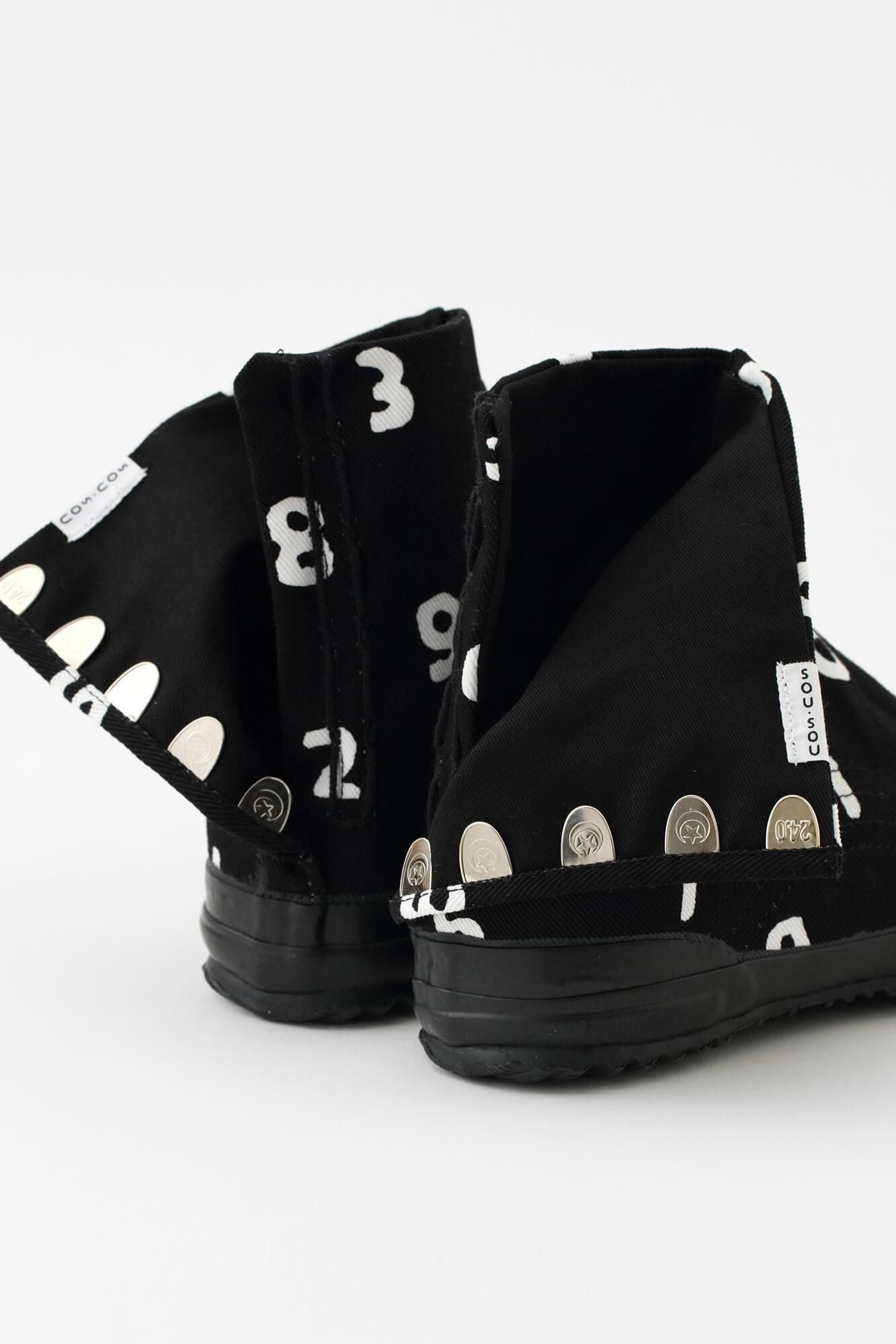 Festival Split Toe Tabi Shoes / SO-SU-U Tsume Black