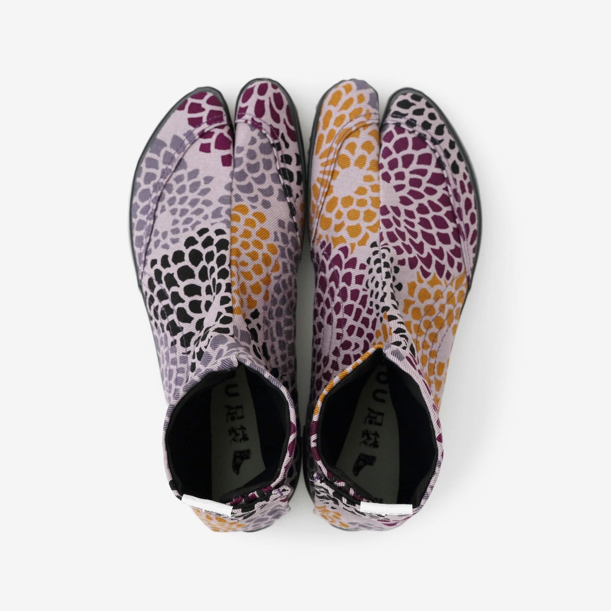 Festival Split Toe Tabi Shoes / Chrysanthemum Purple