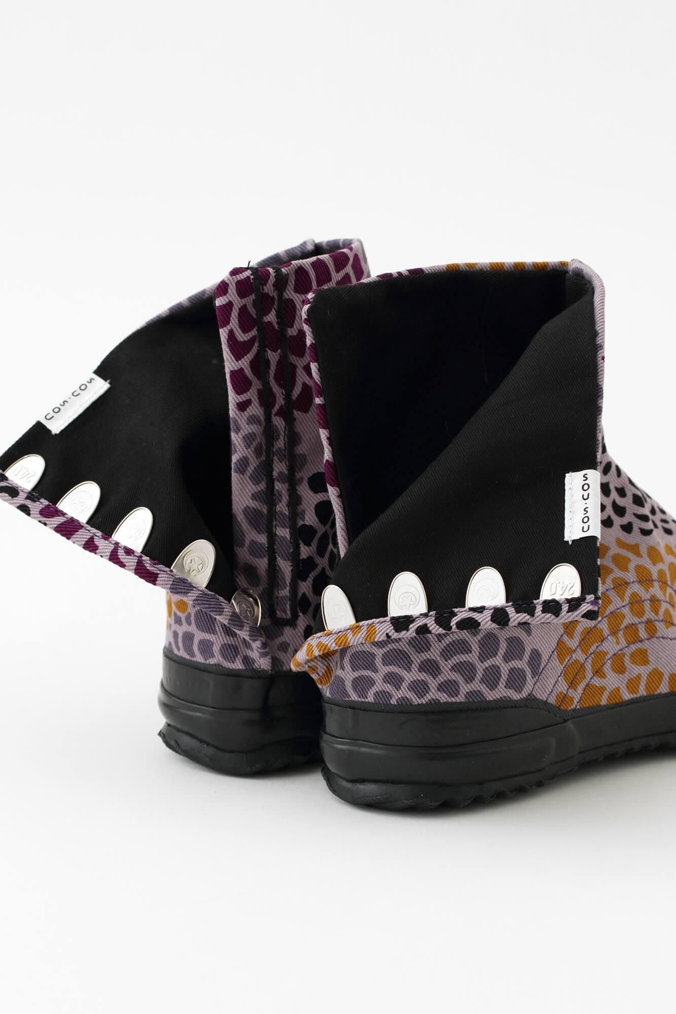 Festival Split Toe Tabi Shoes / Chrysanthemum Purple