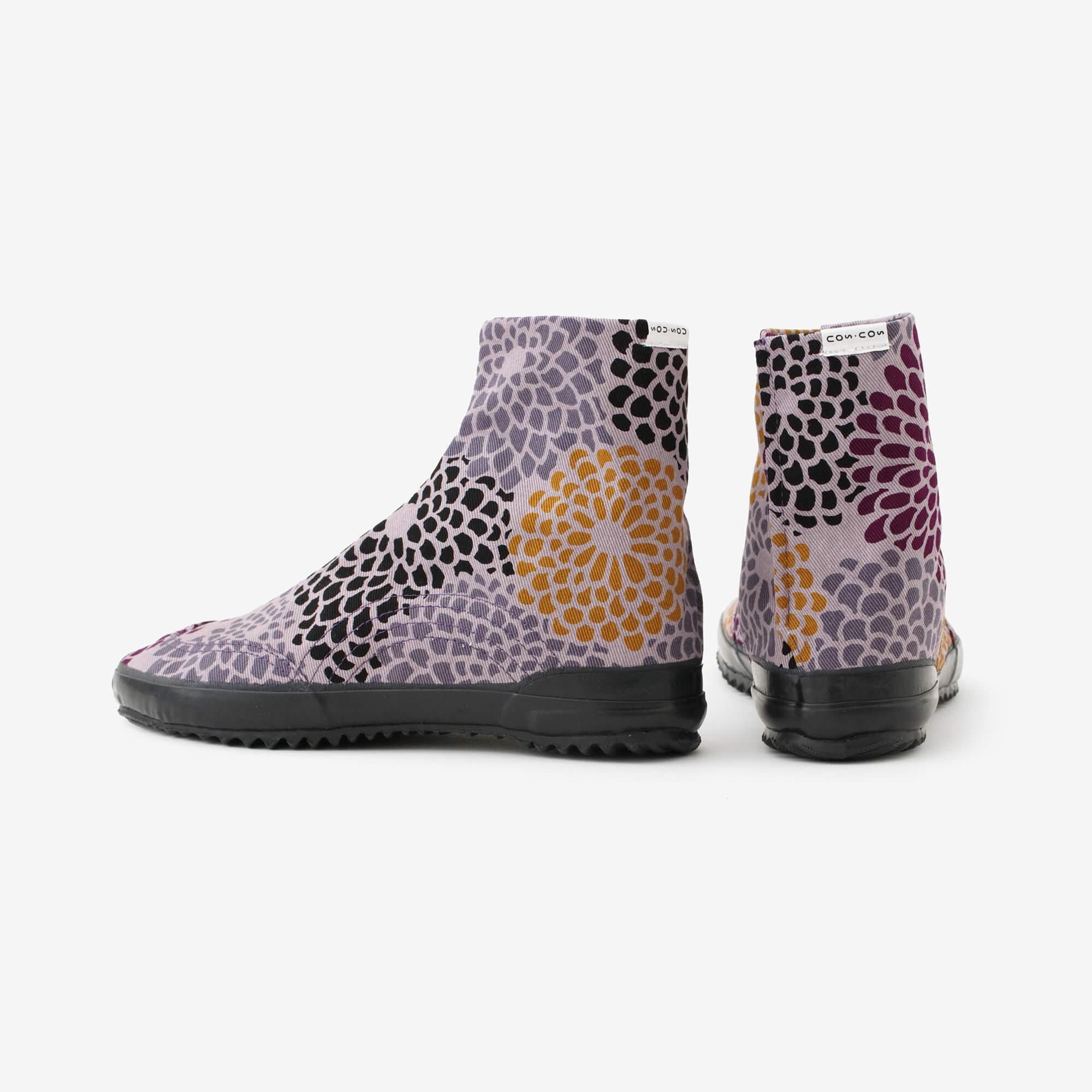 Festival Split Toe Tabi Shoes / Chrysanthemum Purple