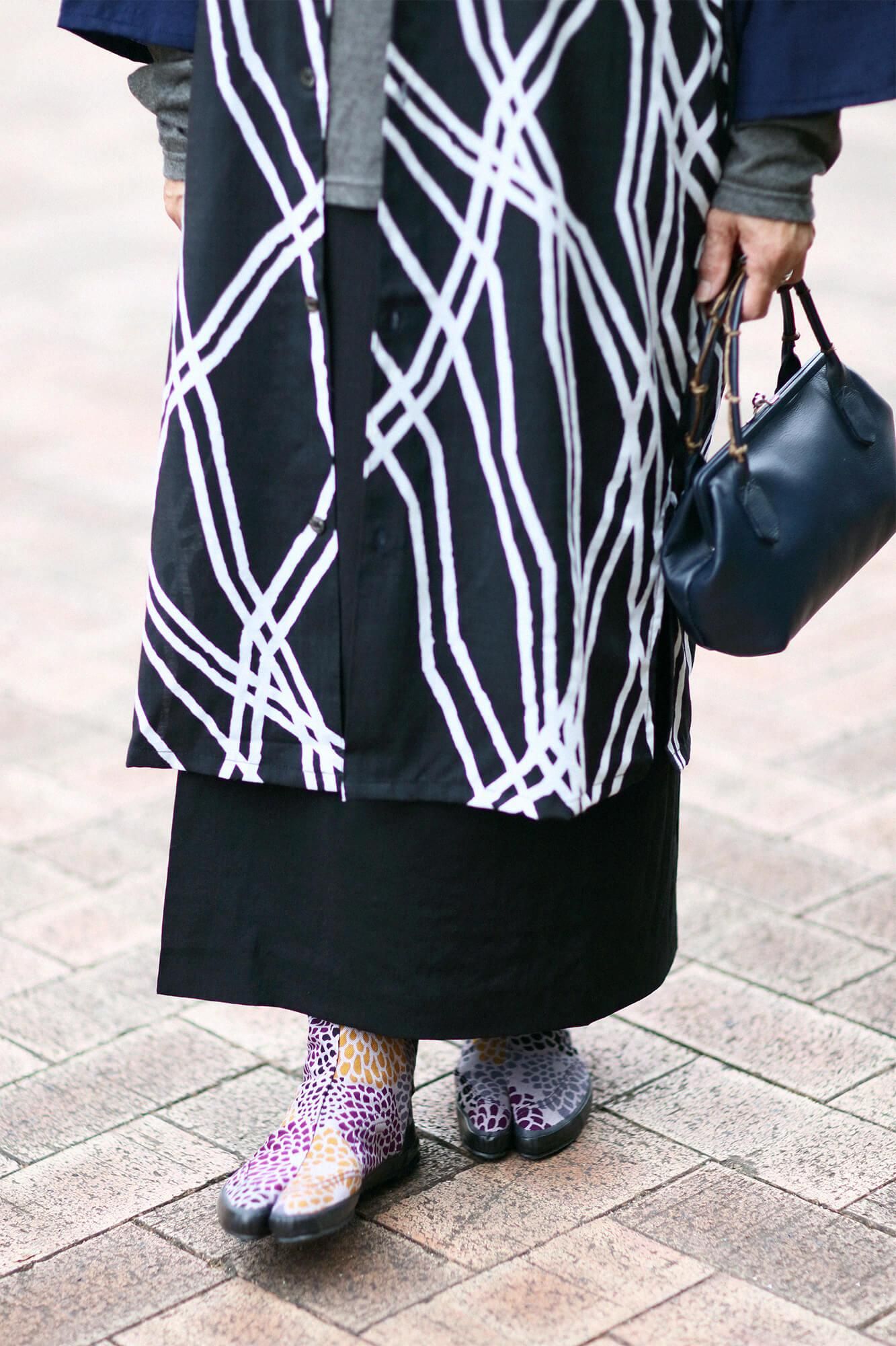 Festival Split Toe Tabi Shoes / Chrysanthemum Purple