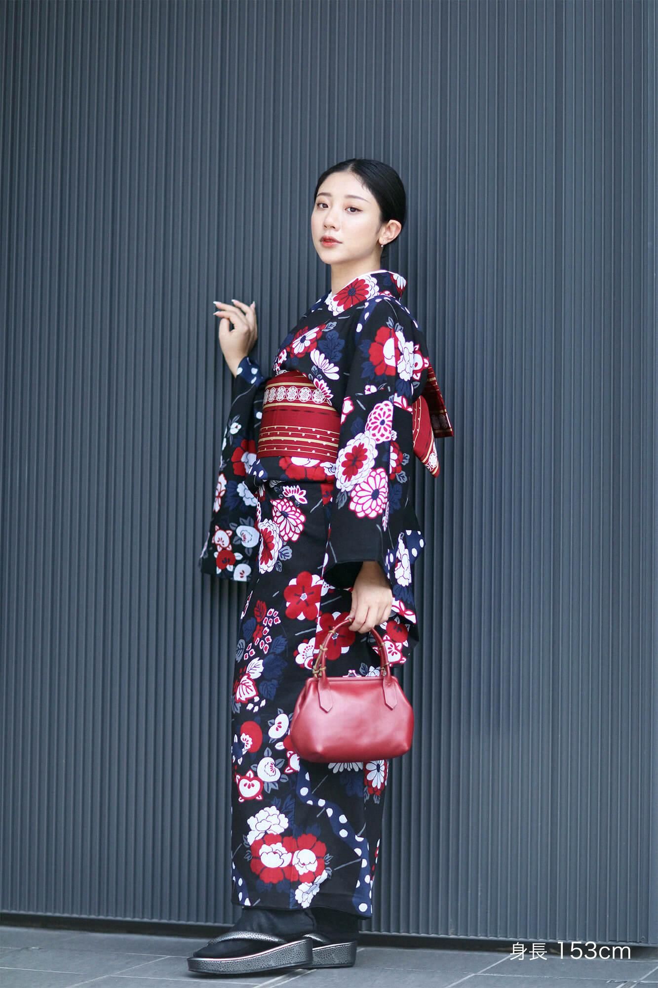 【Tailoring included】Muslin Wool Kimono(Fully Lined)/ Folding Fan【※Delivery in 7 weeks】