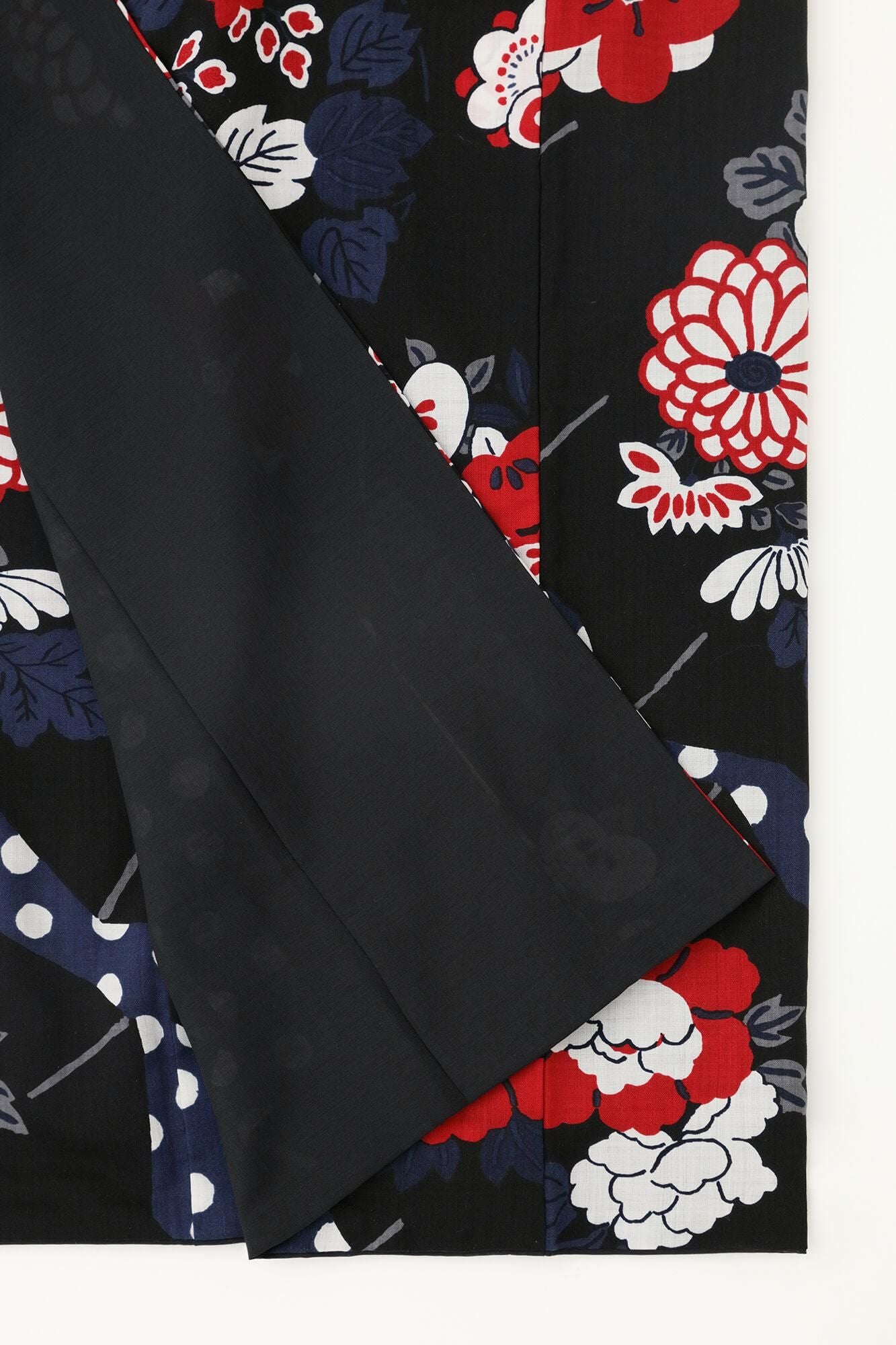 【Tailoring included】Muslin Wool Kimono(Fully Lined)/ Folding Fan【※Delivery in 7 weeks】