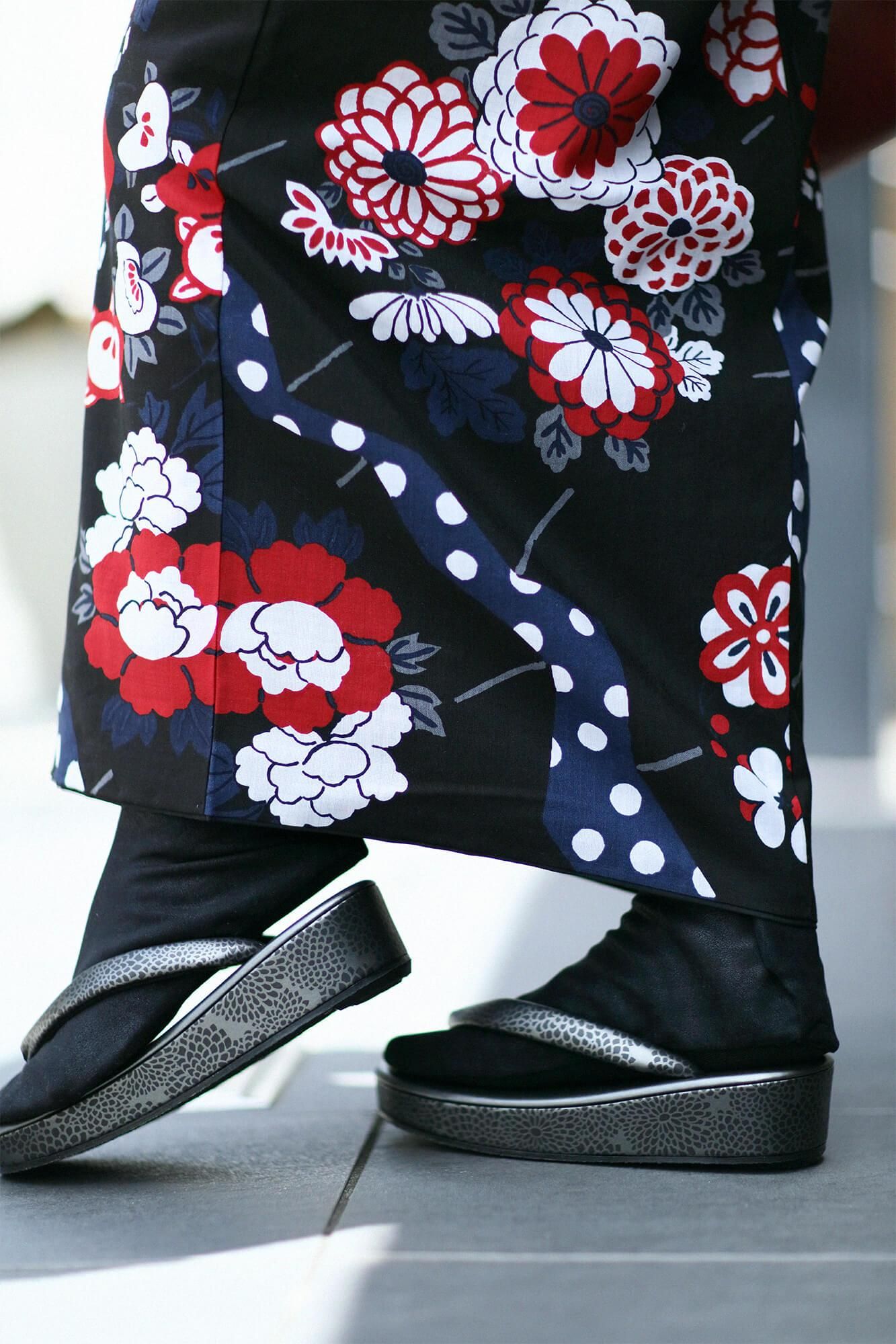 【Tailoring included】Muslin Wool Kimono(Fully Lined)/ Folding Fan【※Delivery in 7 weeks】