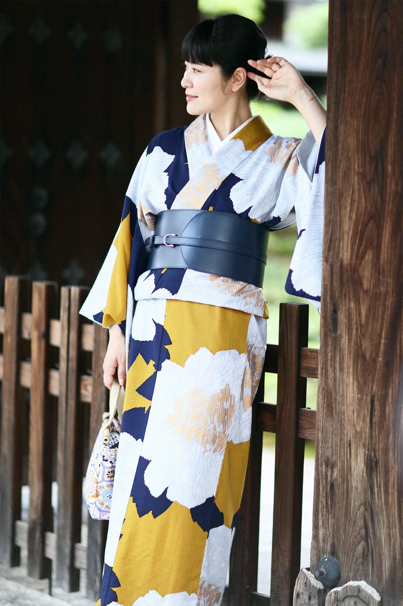 【包括量身縫製】和服毛斯綸(全襯裡設計)/芍薬【※約需5週左右送抵】