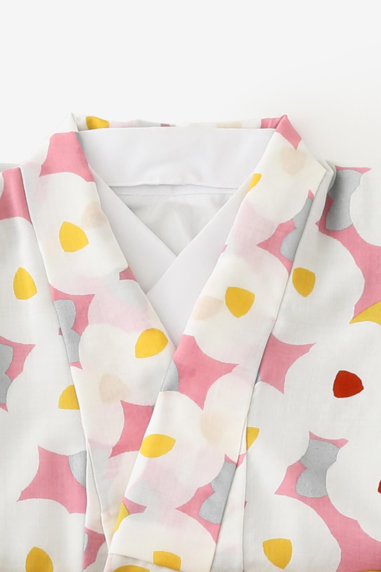 【Tailoring included】Muslin Wool Kimono(Fully Lined)/ Tsubakimon 【※Delivery in 7 weeks】