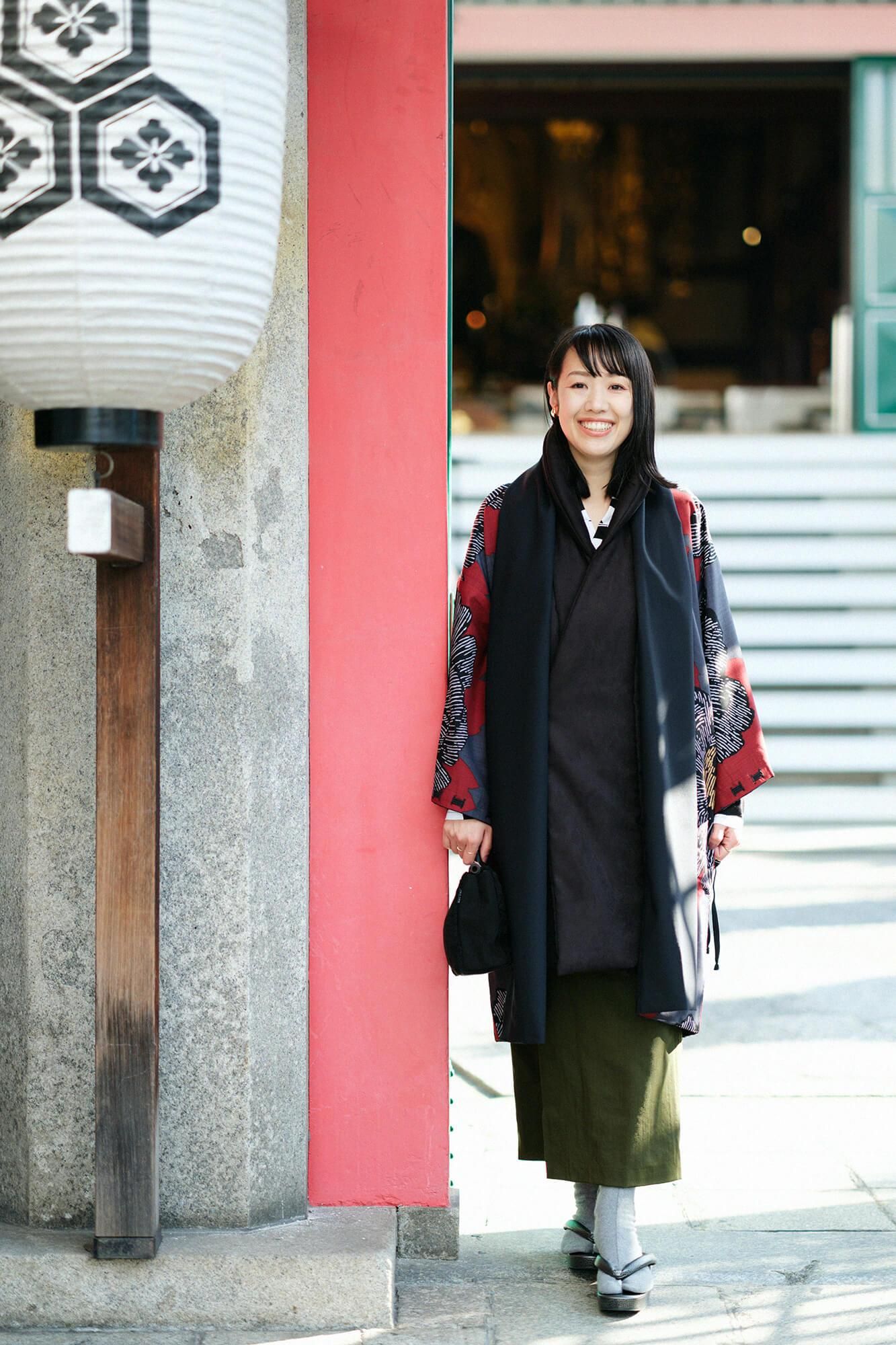 Nishijin Zori / Chrysanthemum石墨(黑色标志)