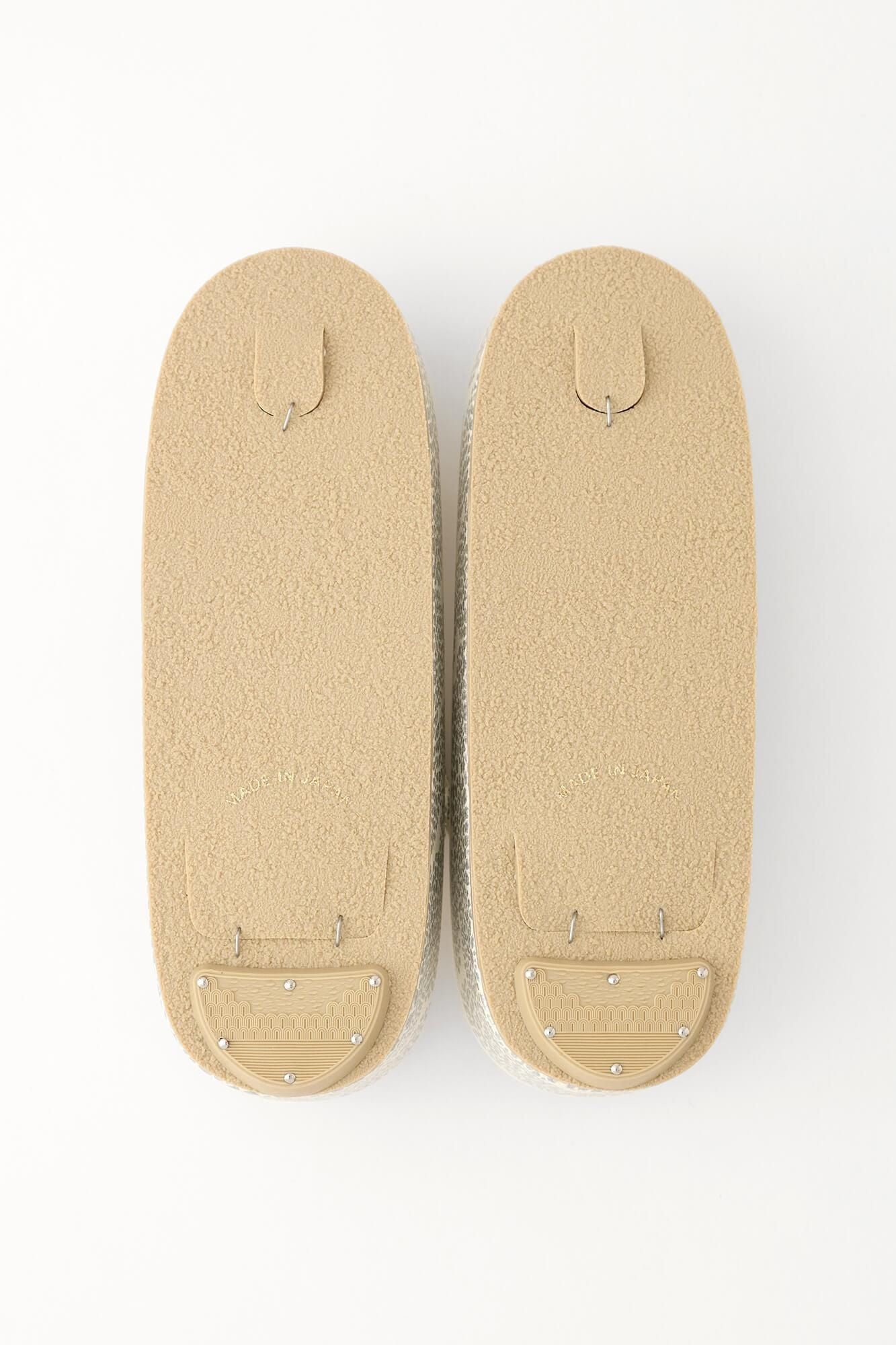 西陣草履/全菊 乳白色