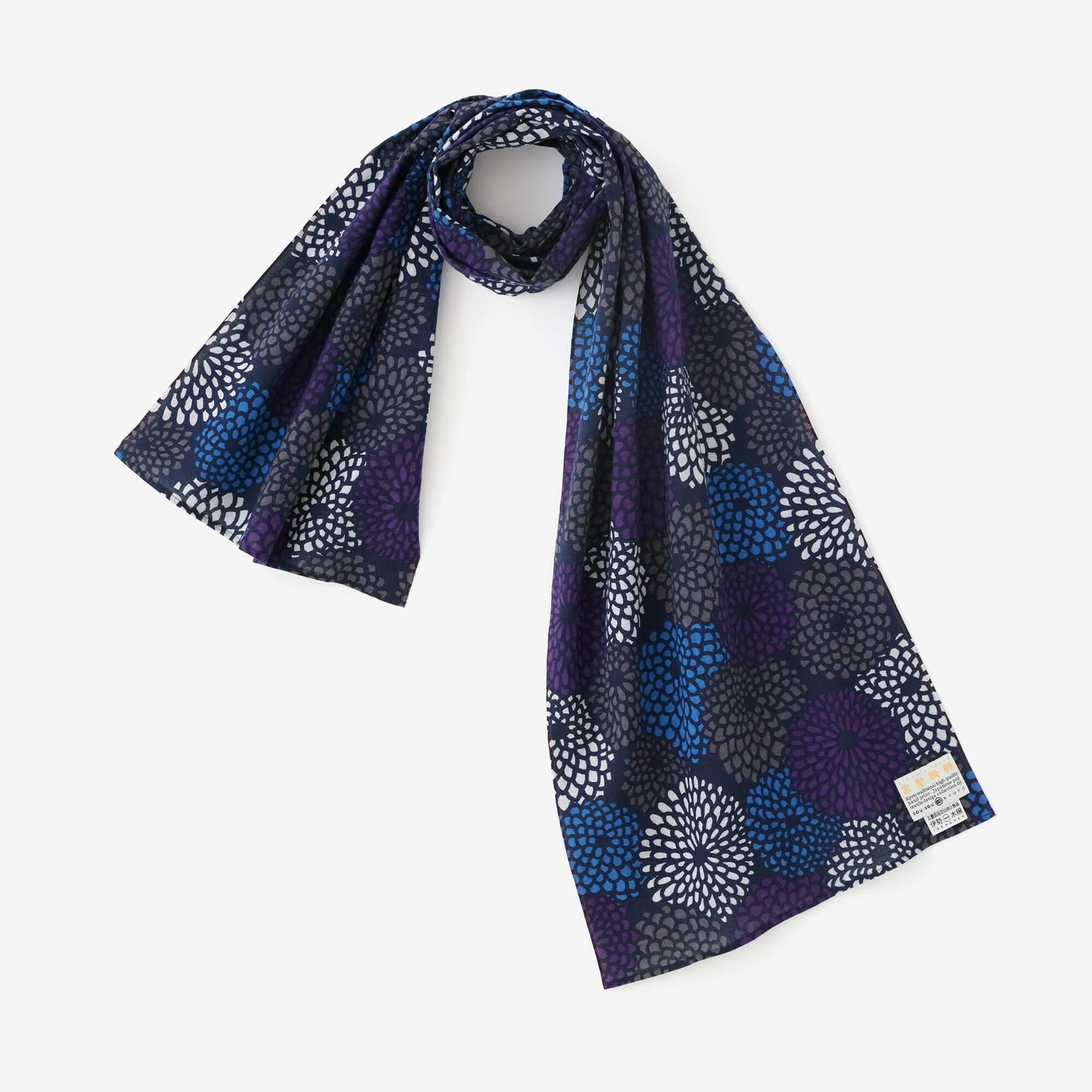 伊勢木棉圍巾/全菊 夜來