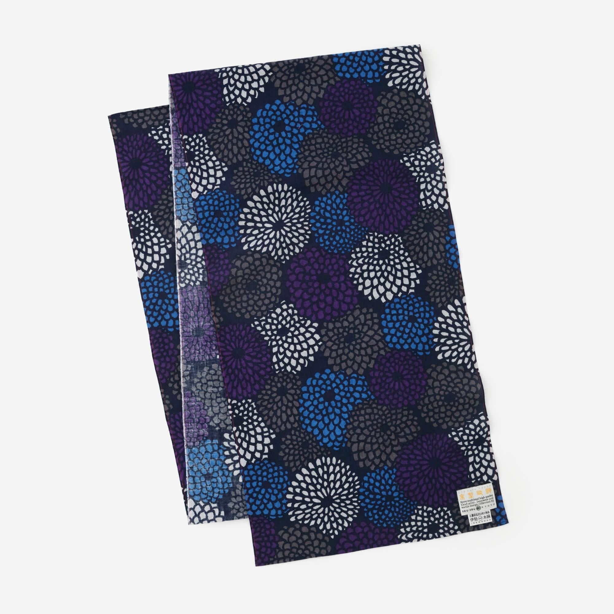 伊勢木棉圍巾/全菊 夜來