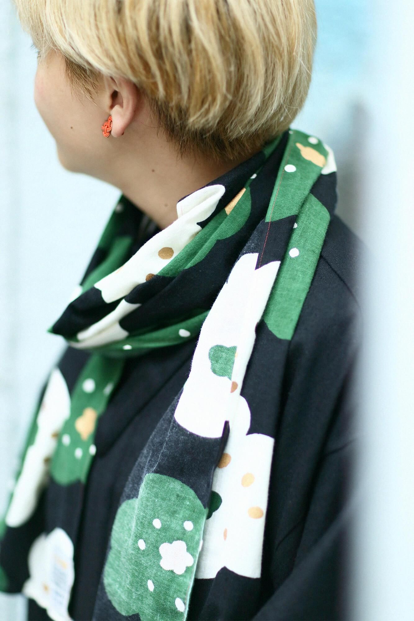 이세모멘 쿠비마키/호호에미 검은색