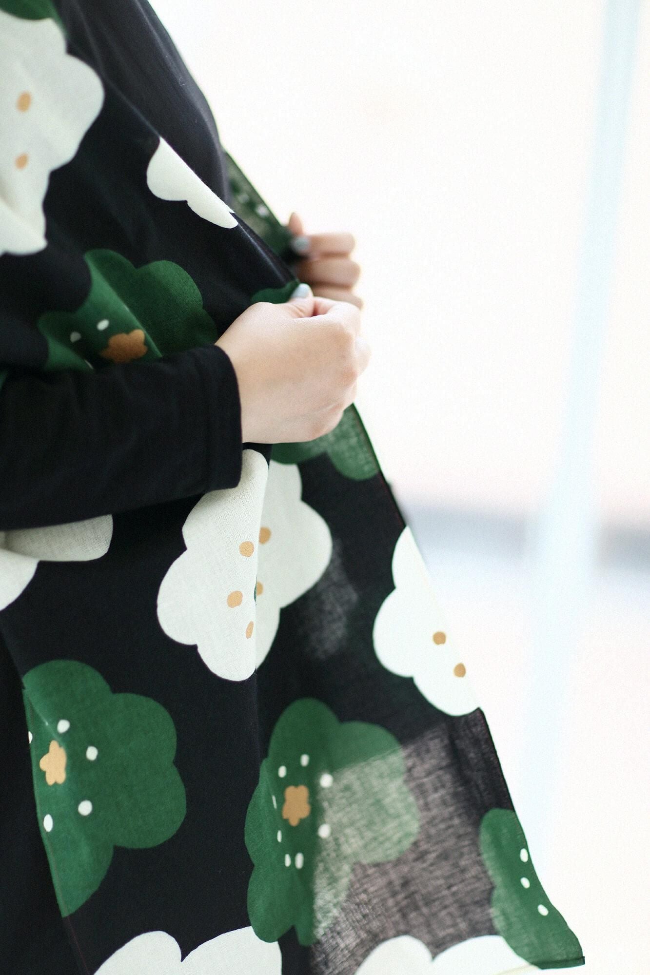 이세모멘 쿠비마키/호호에미 검은색