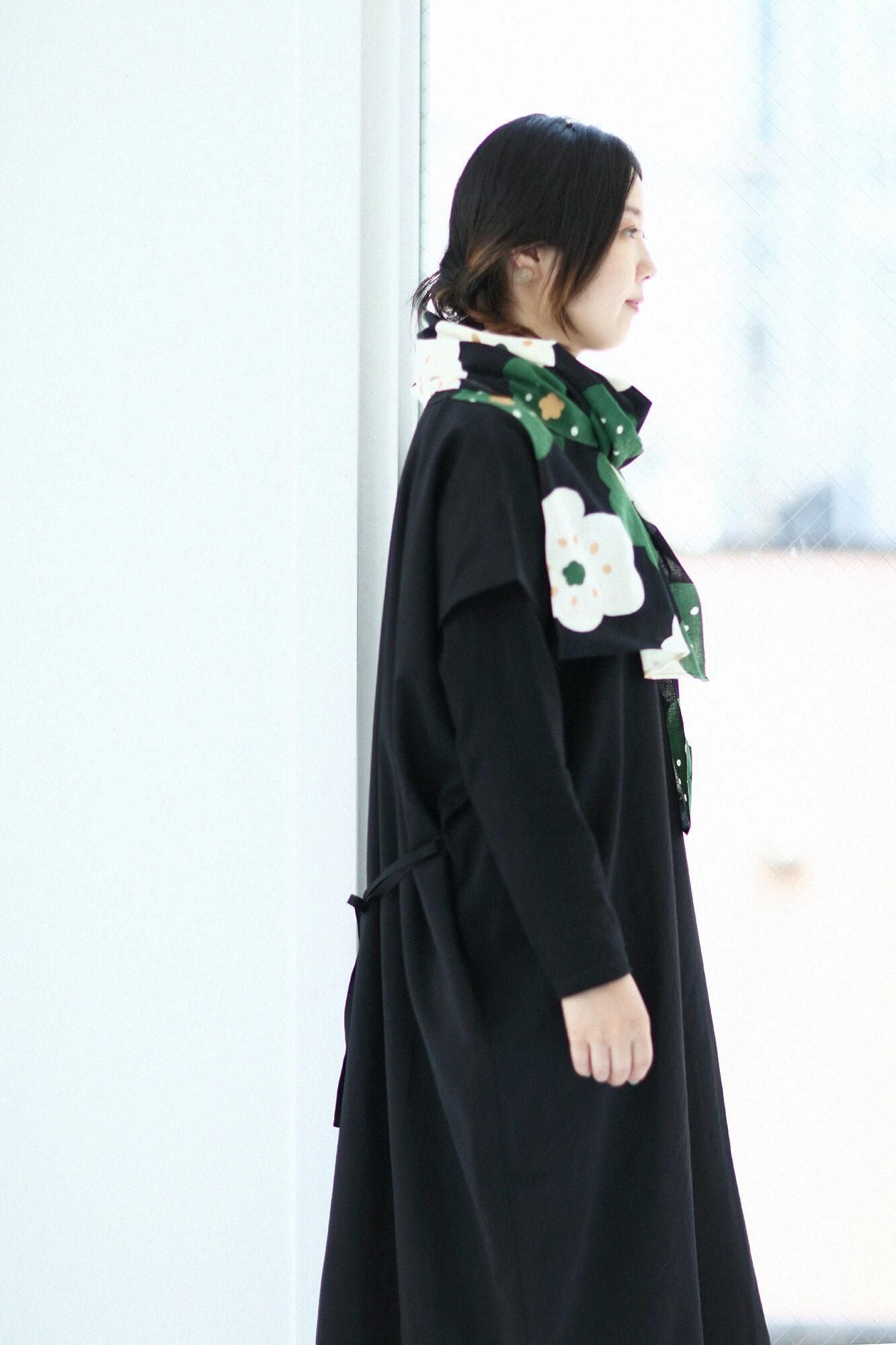 이세모멘 쿠비마키/호호에미 검은색