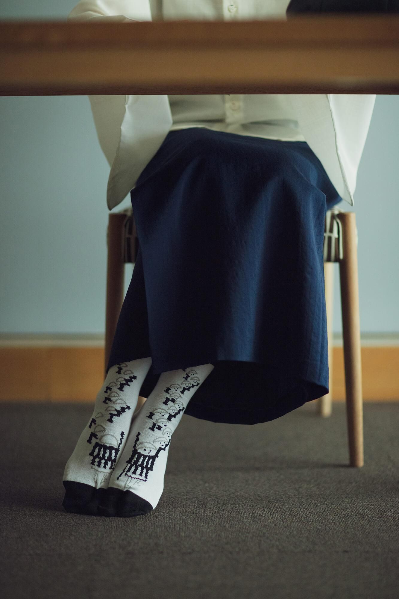 分趾襪(普通長度)/中原南天棒 水托鉢往還圖 再現 【男・女性用】