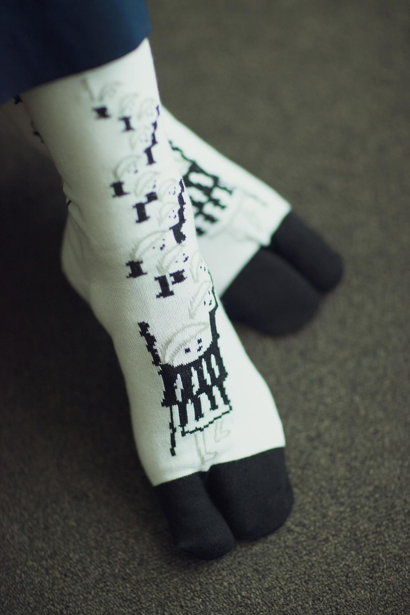 分趾襪(普通長度)/中原南天棒 水托鉢往還圖 再現 【男・女性用】