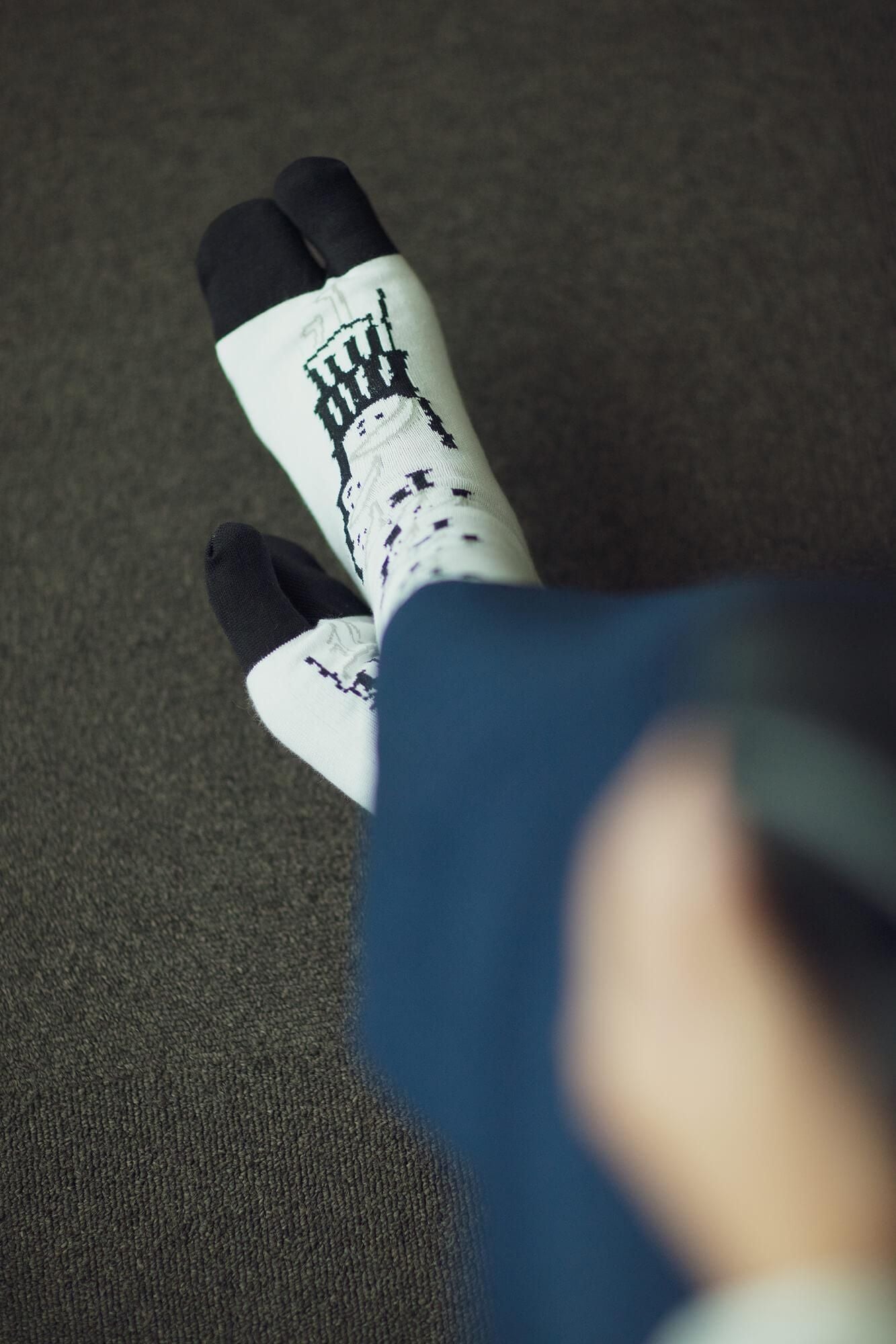 分趾襪(普通長度)/中原南天棒 水托鉢往還圖 再現 【男・女性用】