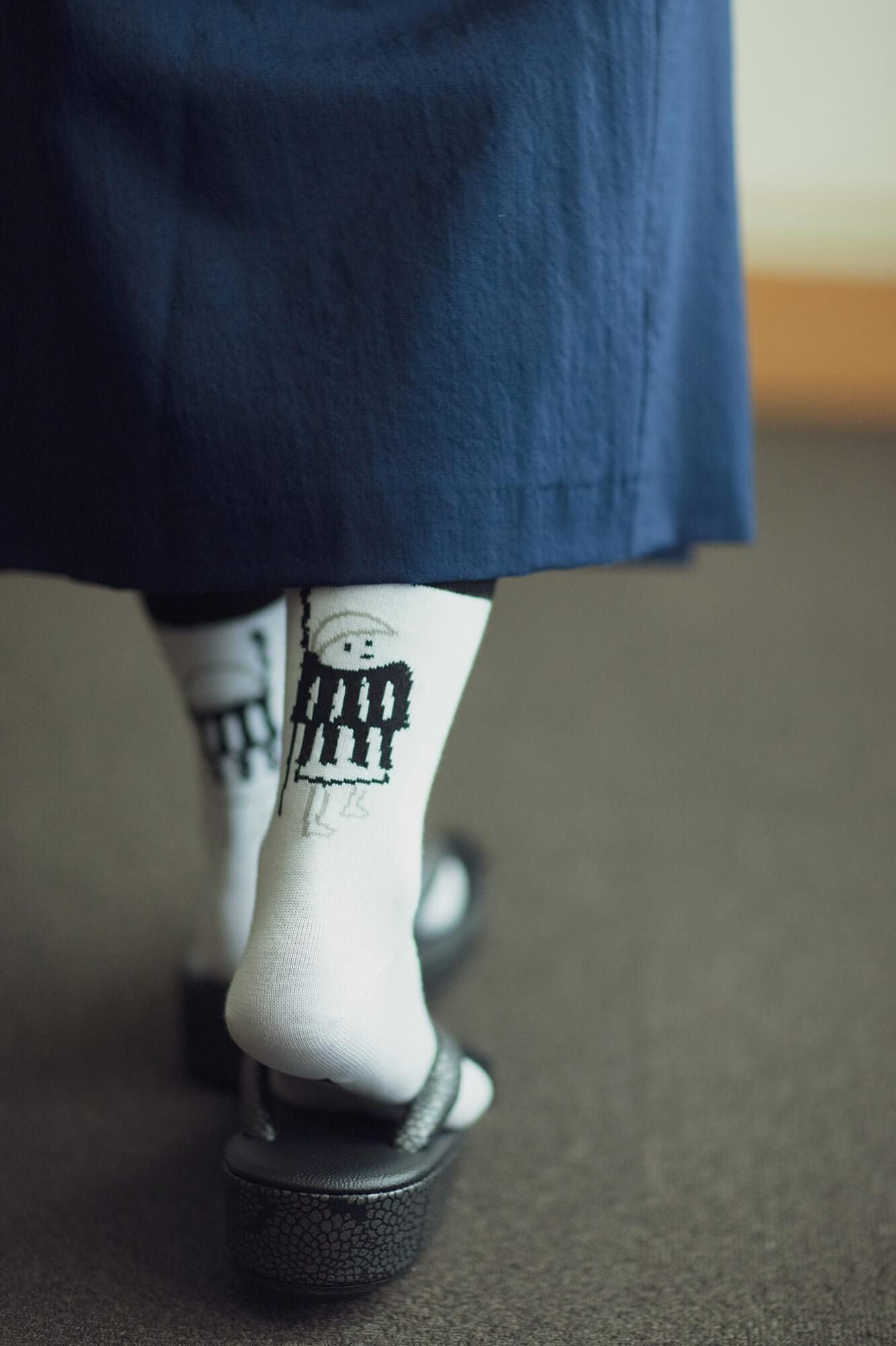 分趾襪(普通長度)/中原南天棒 水托鉢往還圖 再現 【男・女性用】