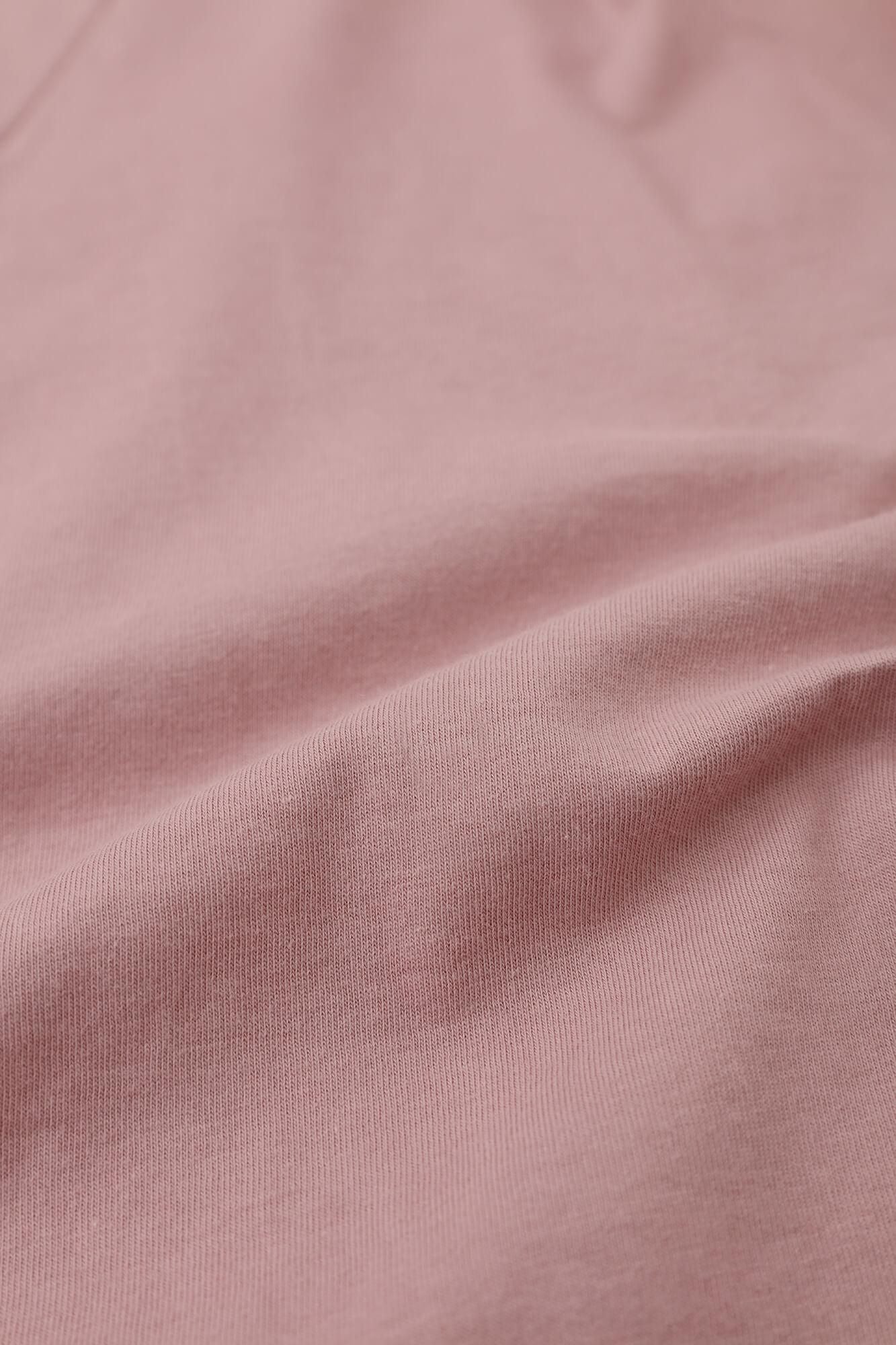 V-neck Shirt Long Sleeve / Light Pink