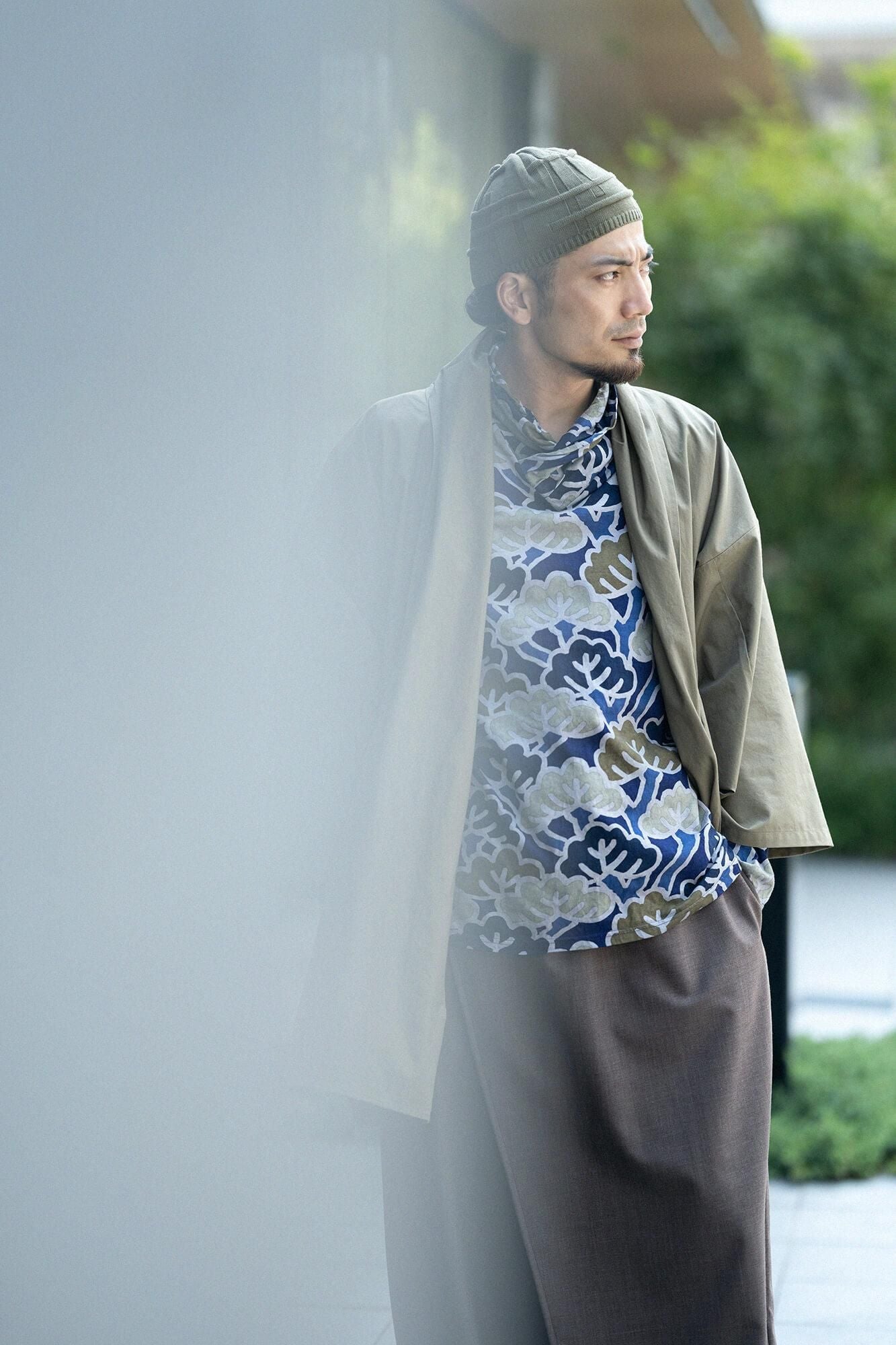 【网络限定】高密(Komitsudo)、七小织(Nanakoori)、卷袖、短衣、单/海松色(Miruiro)