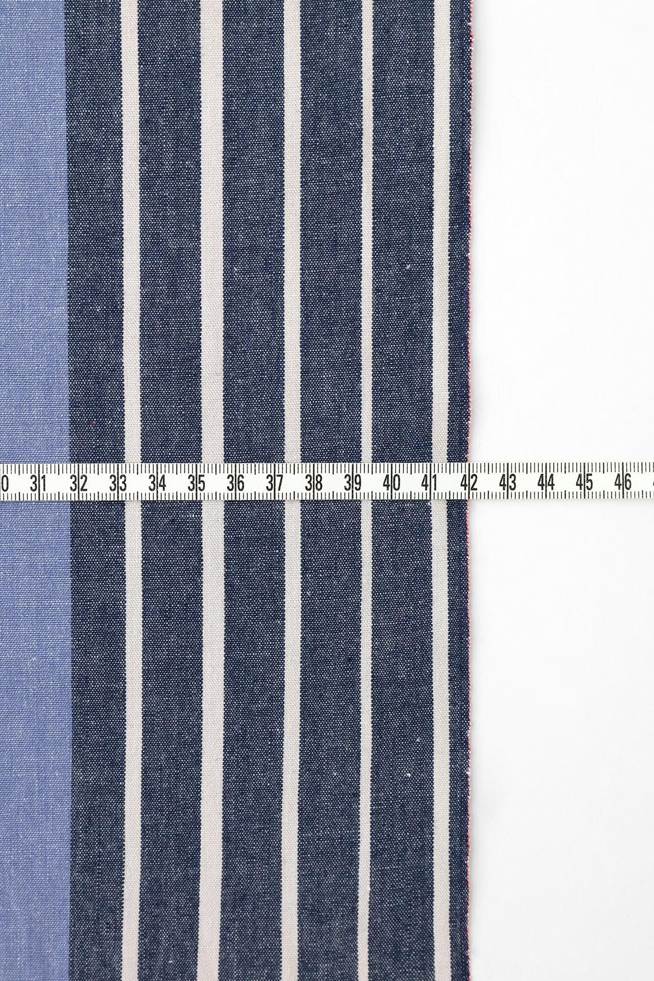 Textile (Ise-momen cottonCotton 20/20)/Marble Stripes Mustard Color(presentswhite)<50cm>