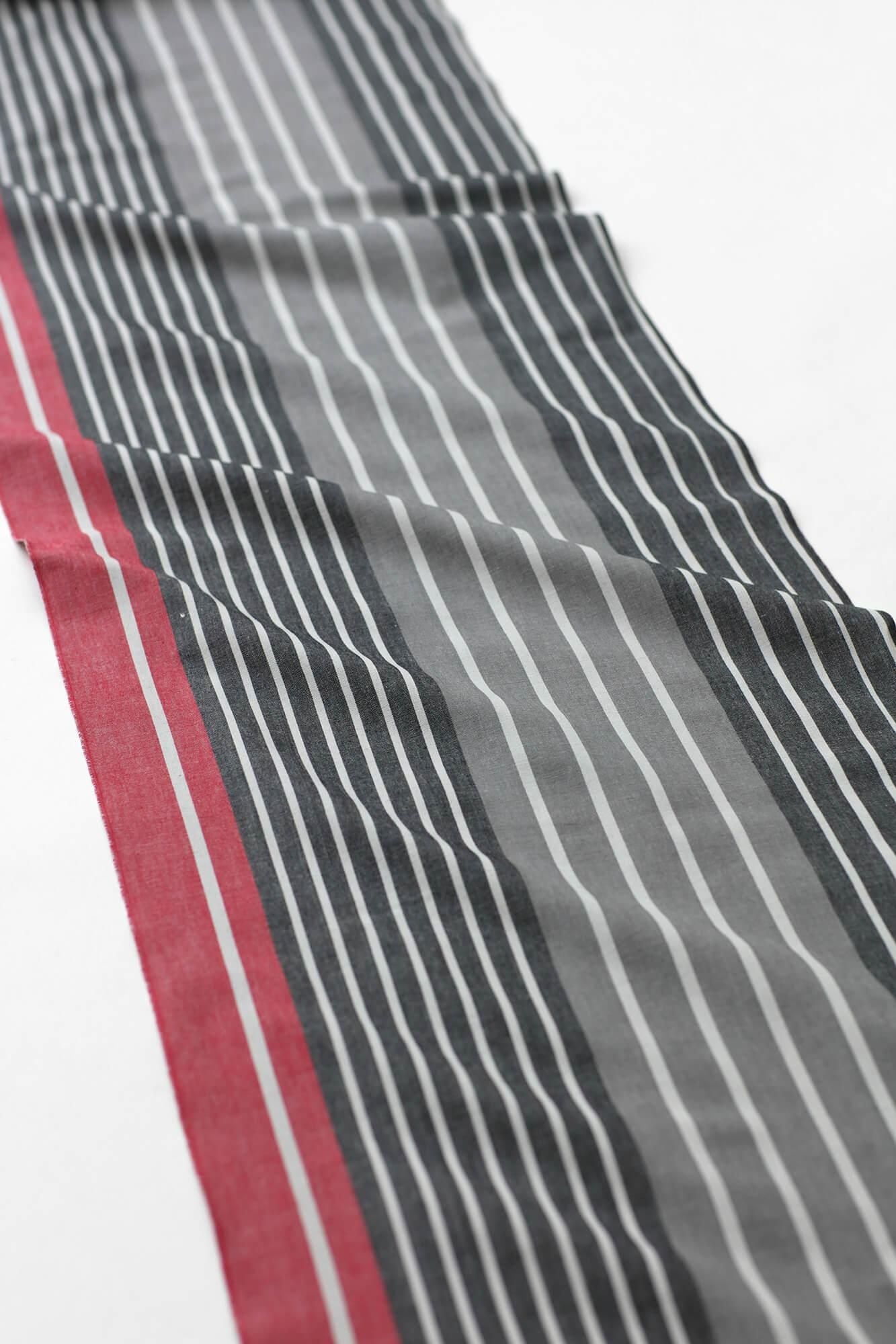 Textile (Ise-momen cottonCotton 20/20)/Marble Stripes Dark brown <50cm>