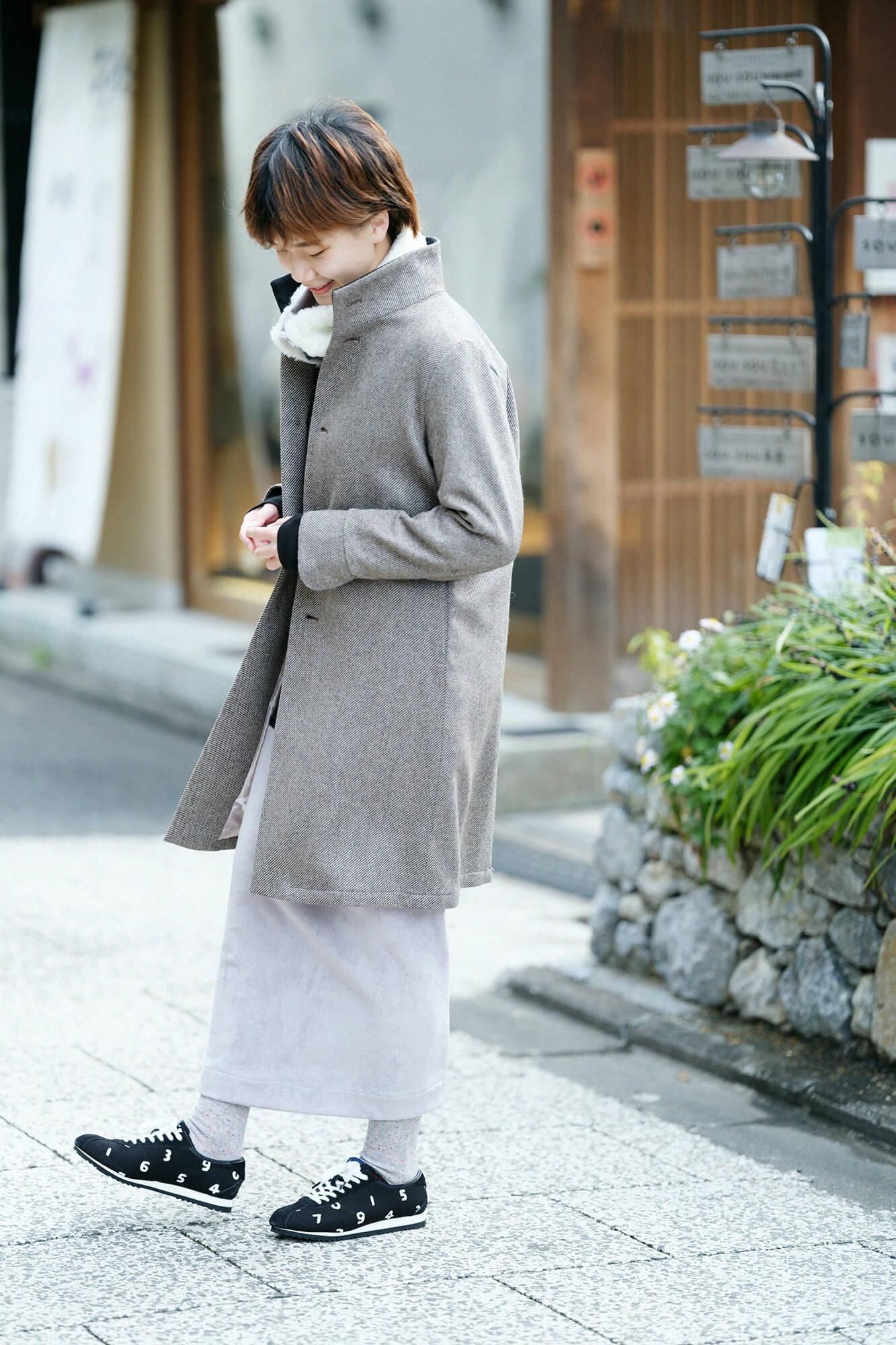 울 타비양말 (무릎길이) 토료/모쿠네즈 【여성용만】