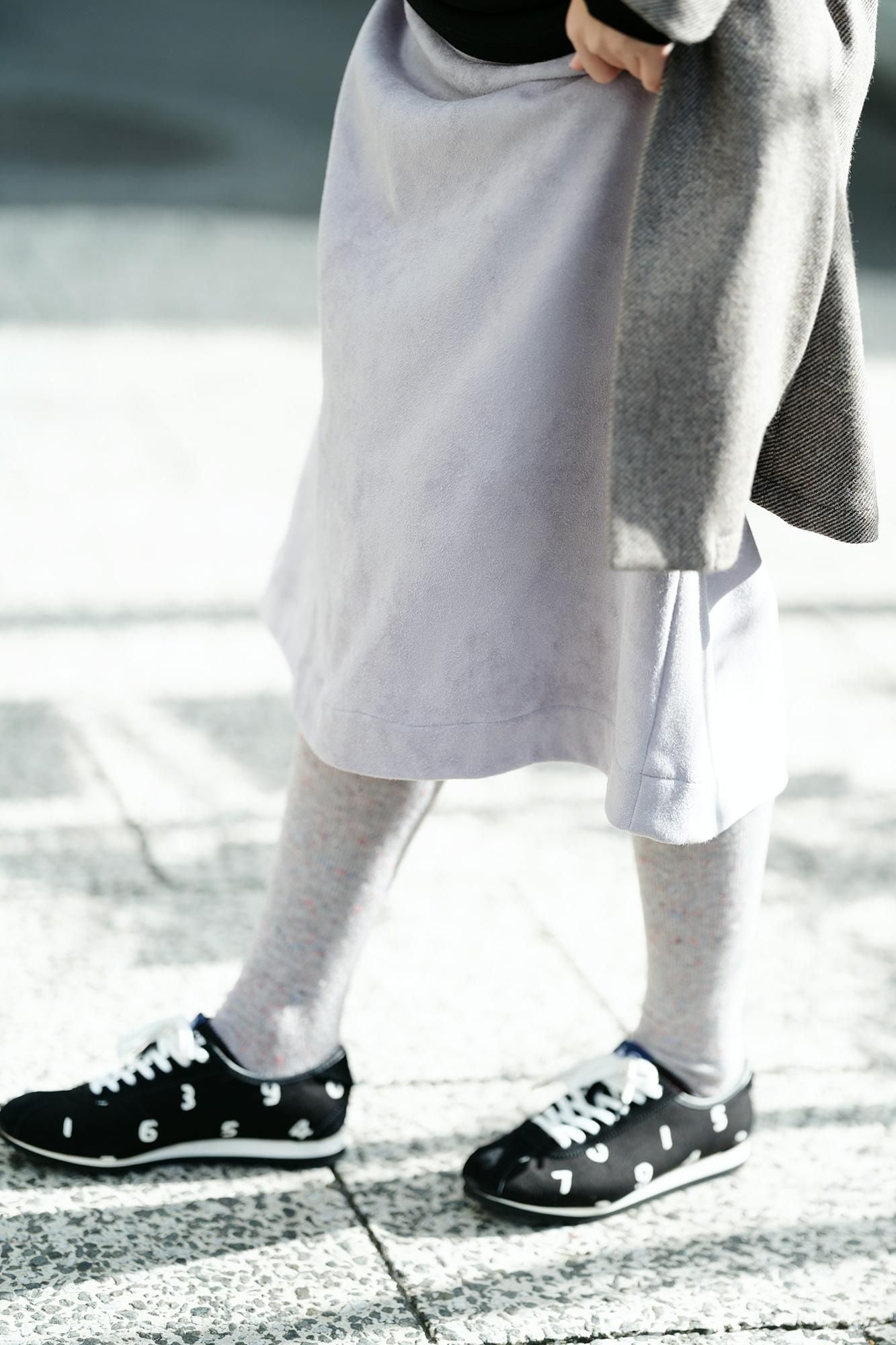 울 타비양말 (무릎길이) 토료/모쿠네즈 【여성용만】