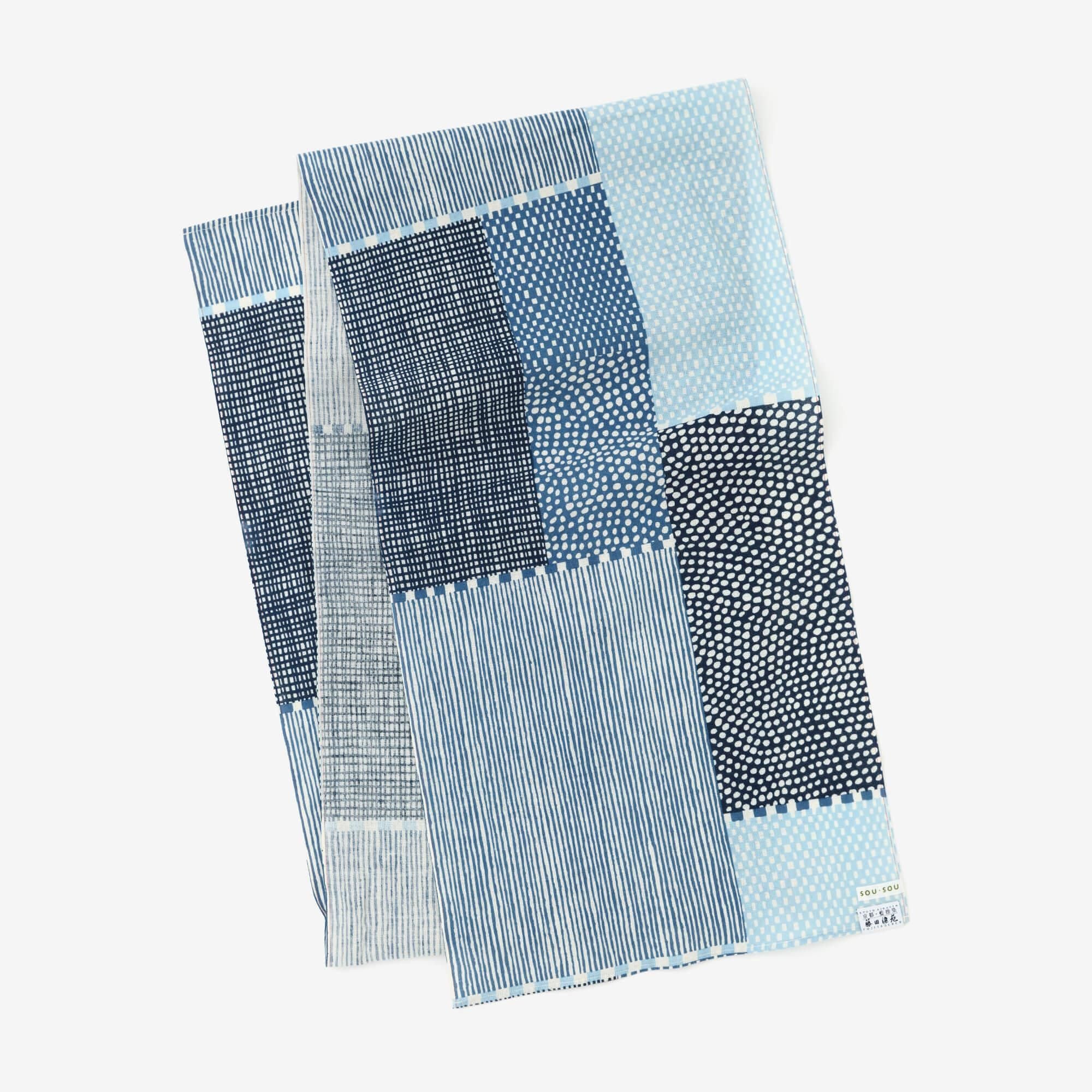 SOU・SOU×Fujita Dye-en Indigo-Druck Kubimaki/Magasane 2