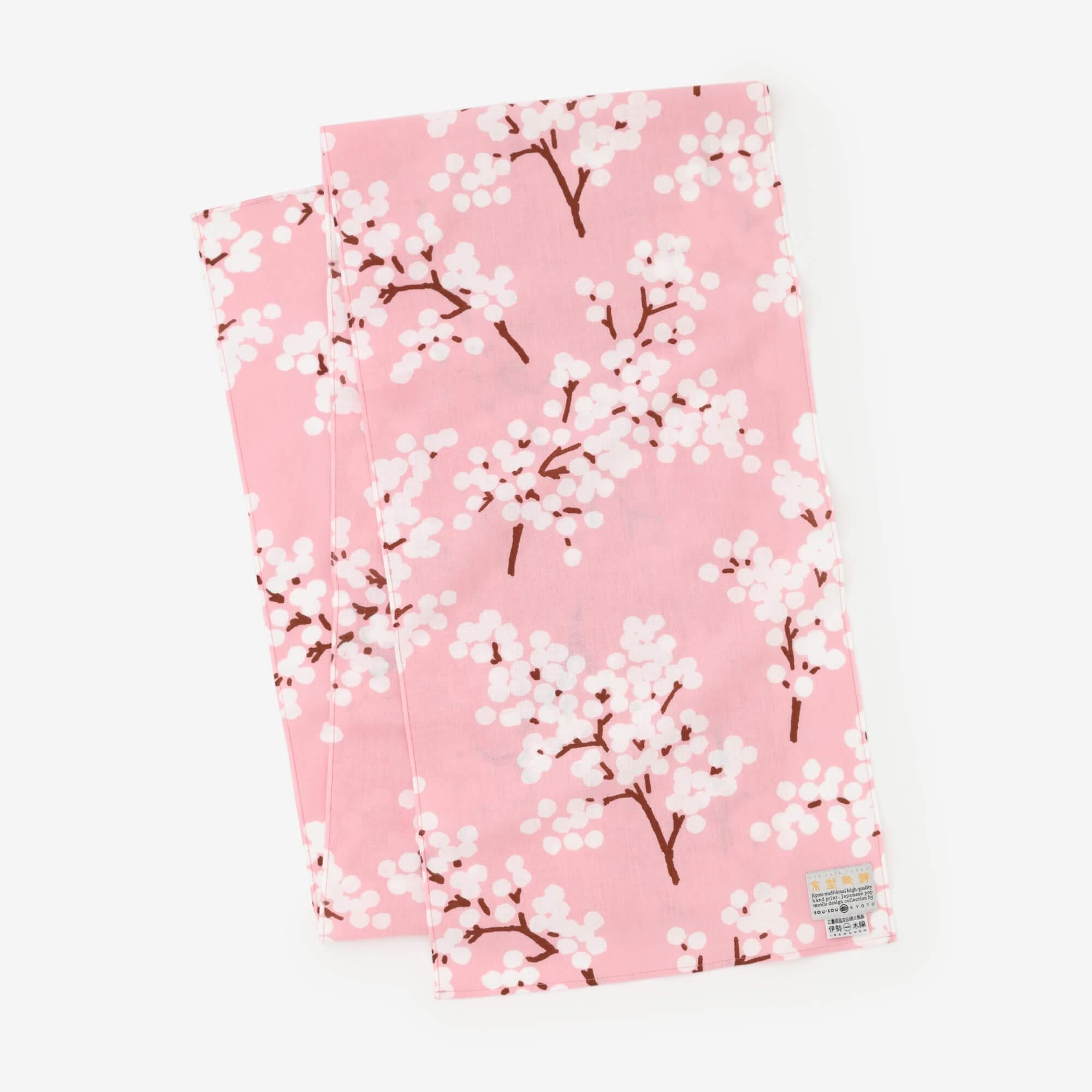 Isemomen Cotton Scarf / Nandina Pink 2