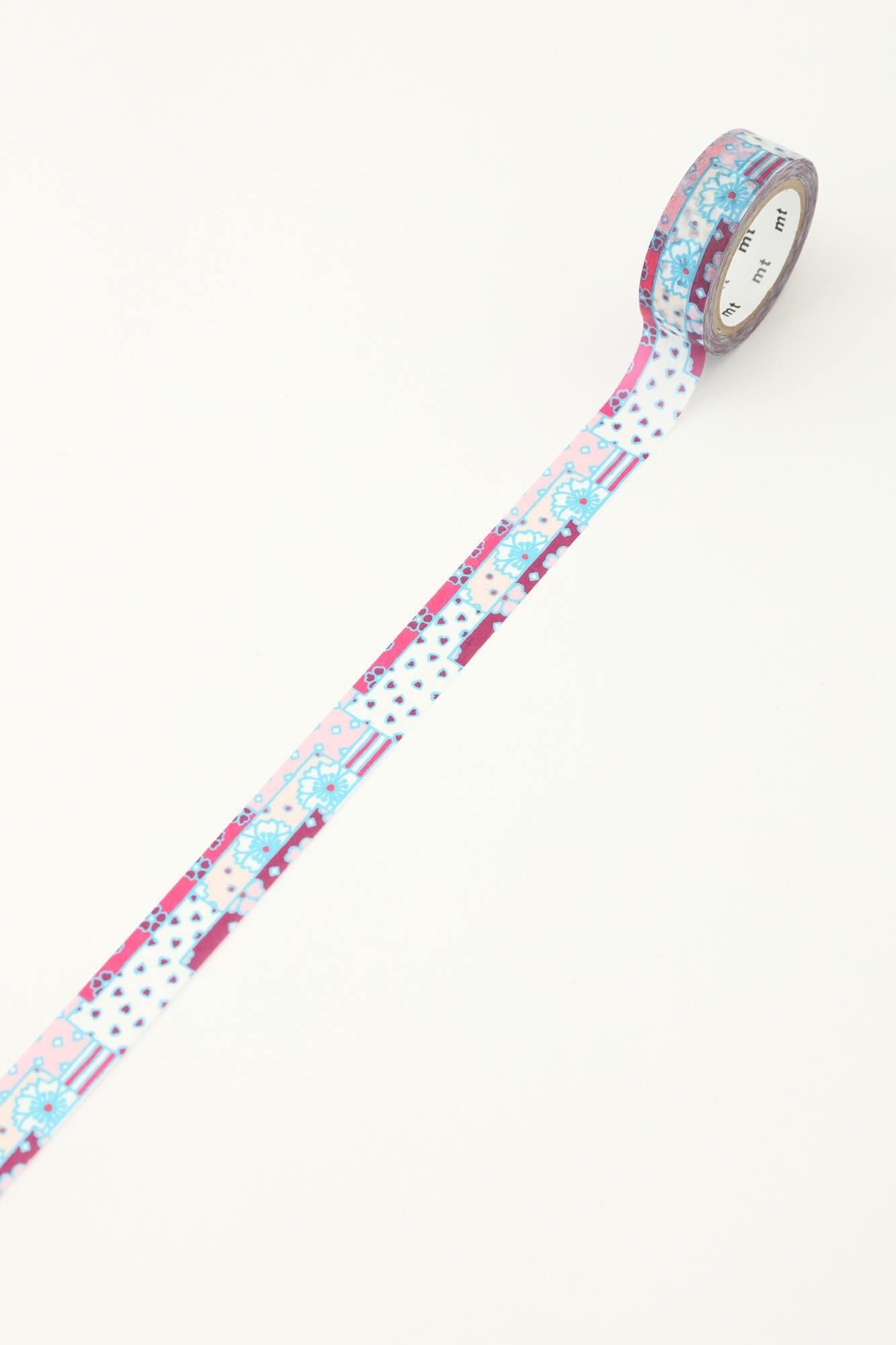 【官網限定】SOU・SOU×mt圖案紋樣・紙膠帶/櫻花【寬1.5cm】