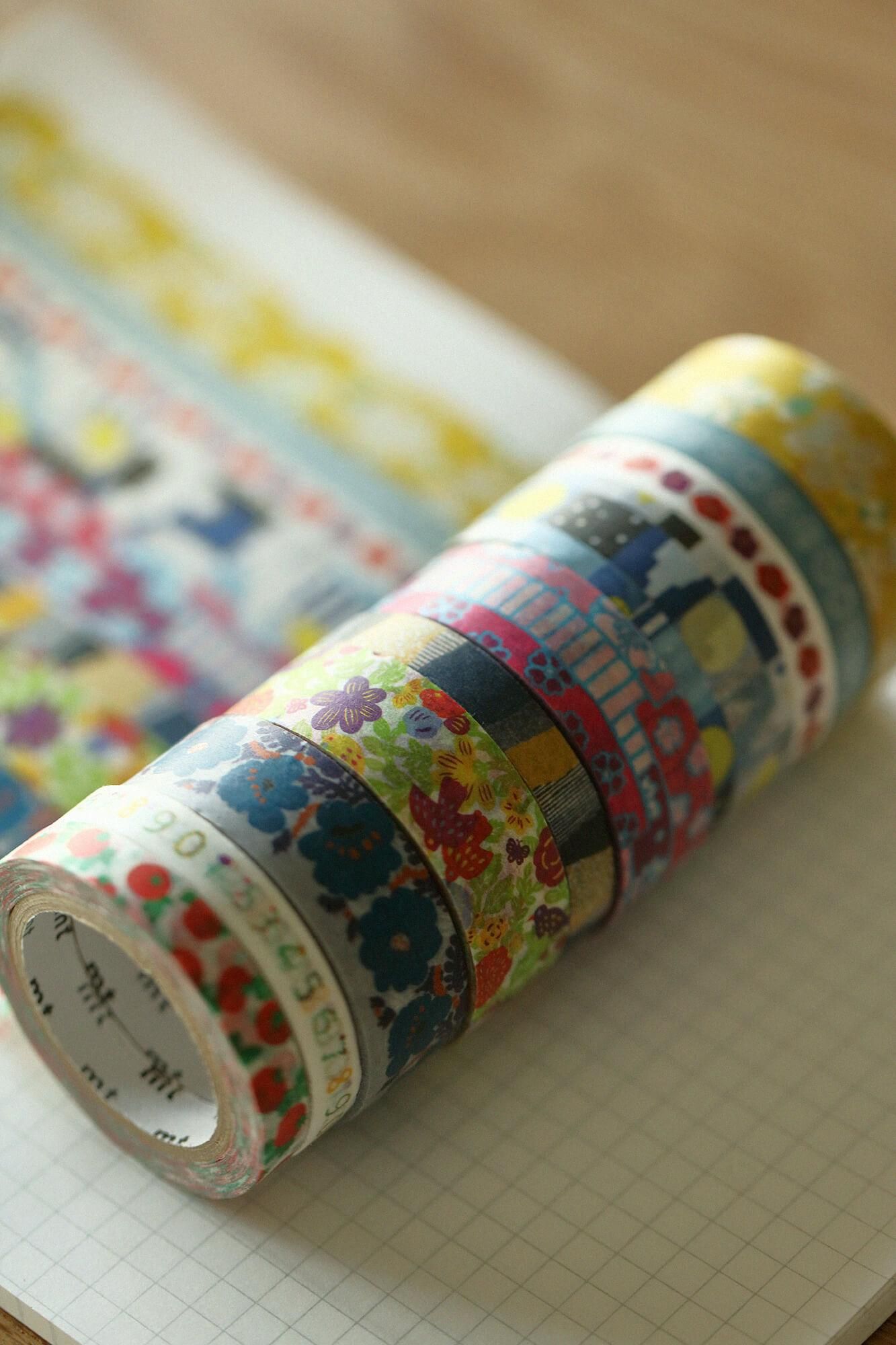 【net limited】SOU・SOU×mt Textile・Masking Tape / Higashiyama Golden Field【0.7cm Width】