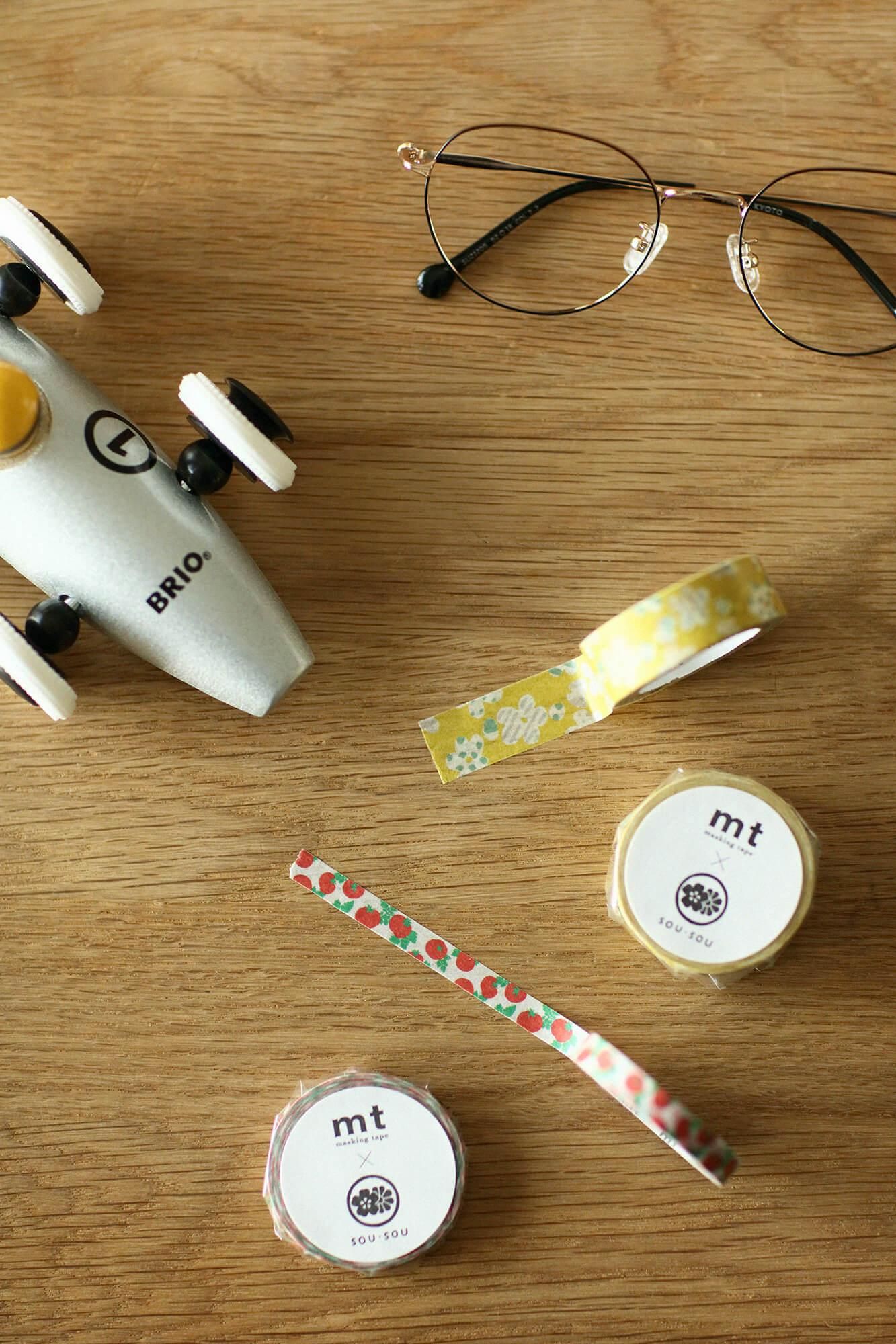 SOU・SOU×mt Textile・Masking Tape / Tomato【0.7cm Width】