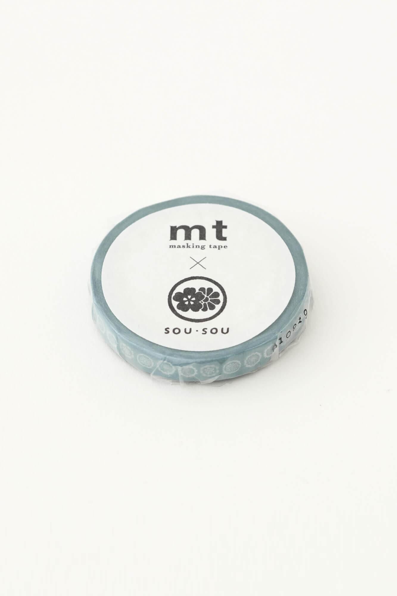 【net限定】SOU・SOU×mt テキスタイル・マステ/花刺繍(はなししゅう)【0.7cm幅】