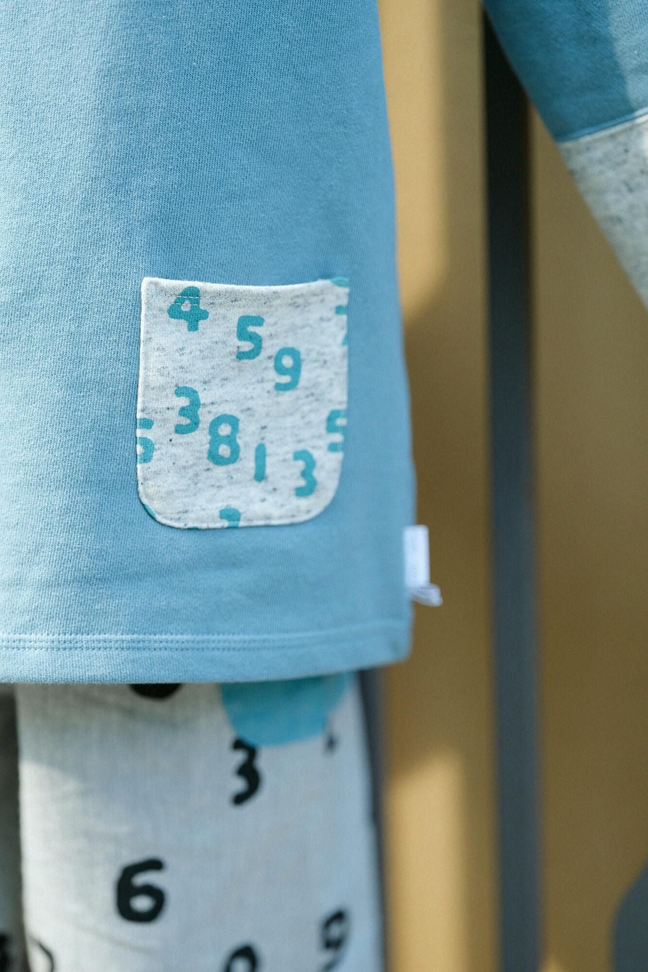 ●Urake verschiedene Ärmel Kataage/Blaugrün x Hellblau