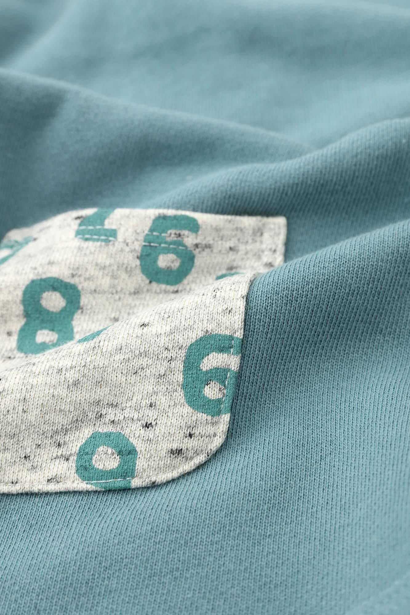 ●Urake verschiedene Ärmel Kataage/Blaugrün x Hellblau