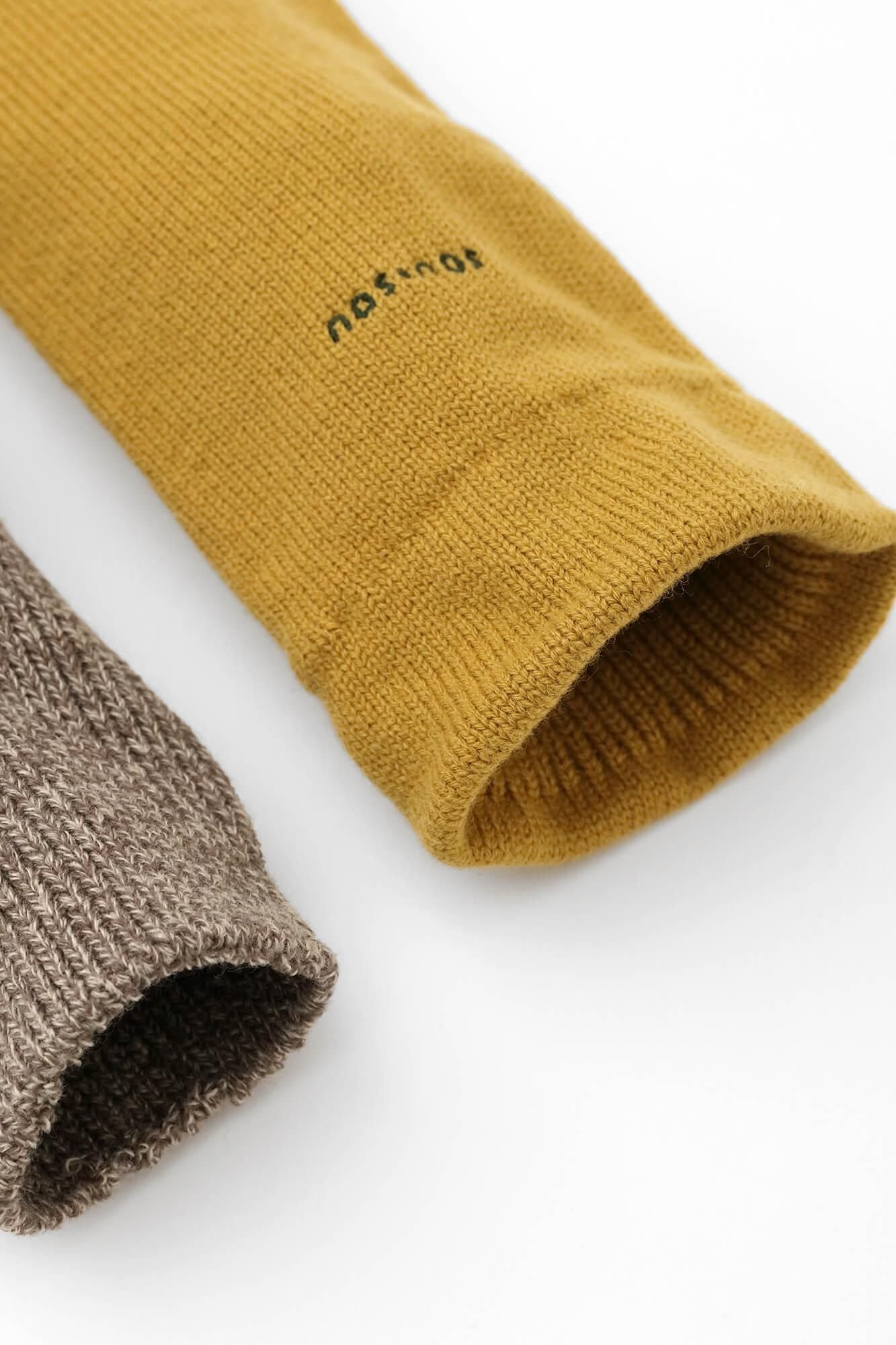 Knit Leg Warmer / Ocher 2