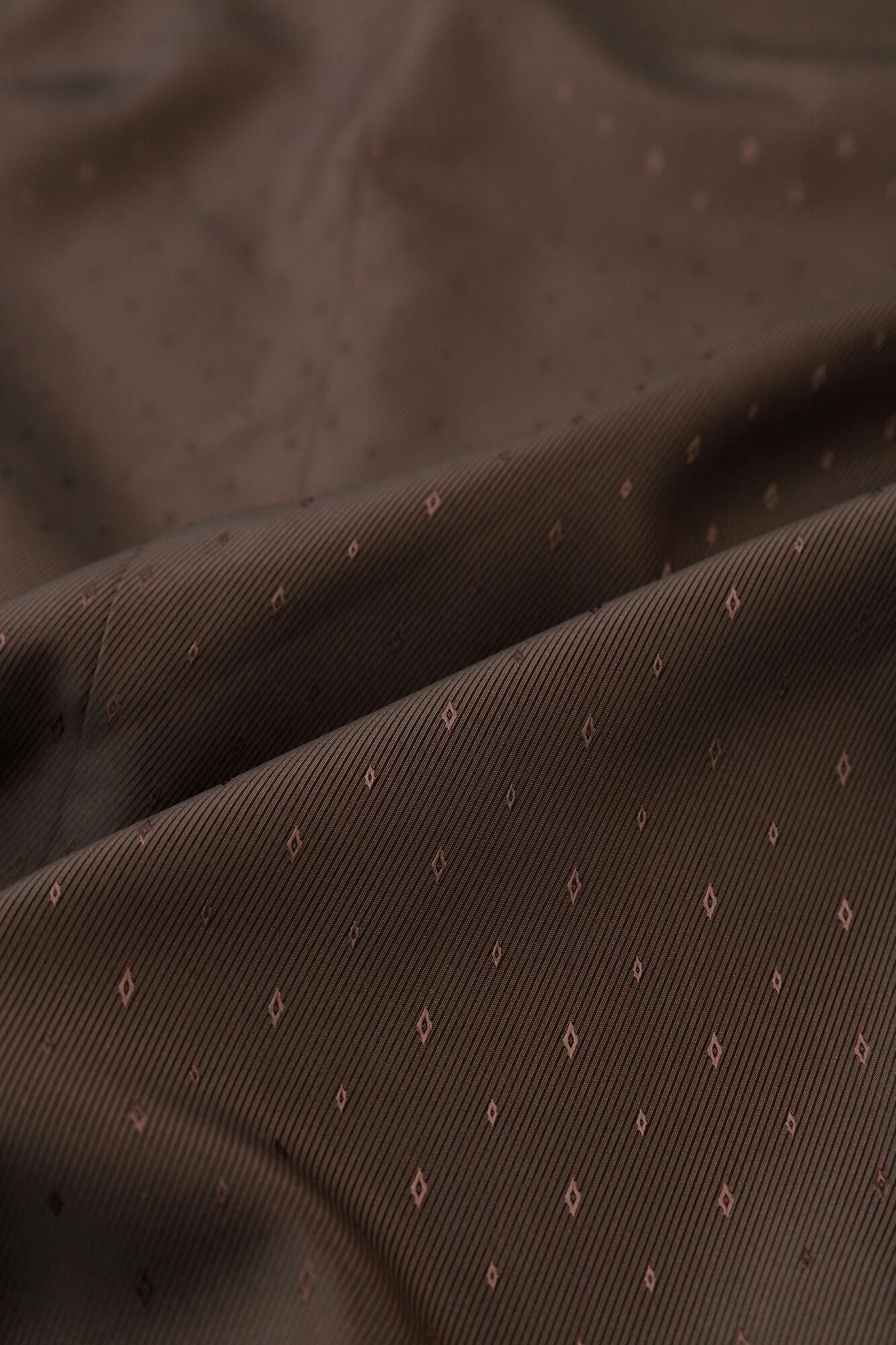 舶來梳毛 針織 頭巾外套 附裡襯/鳶 棕色斑紋