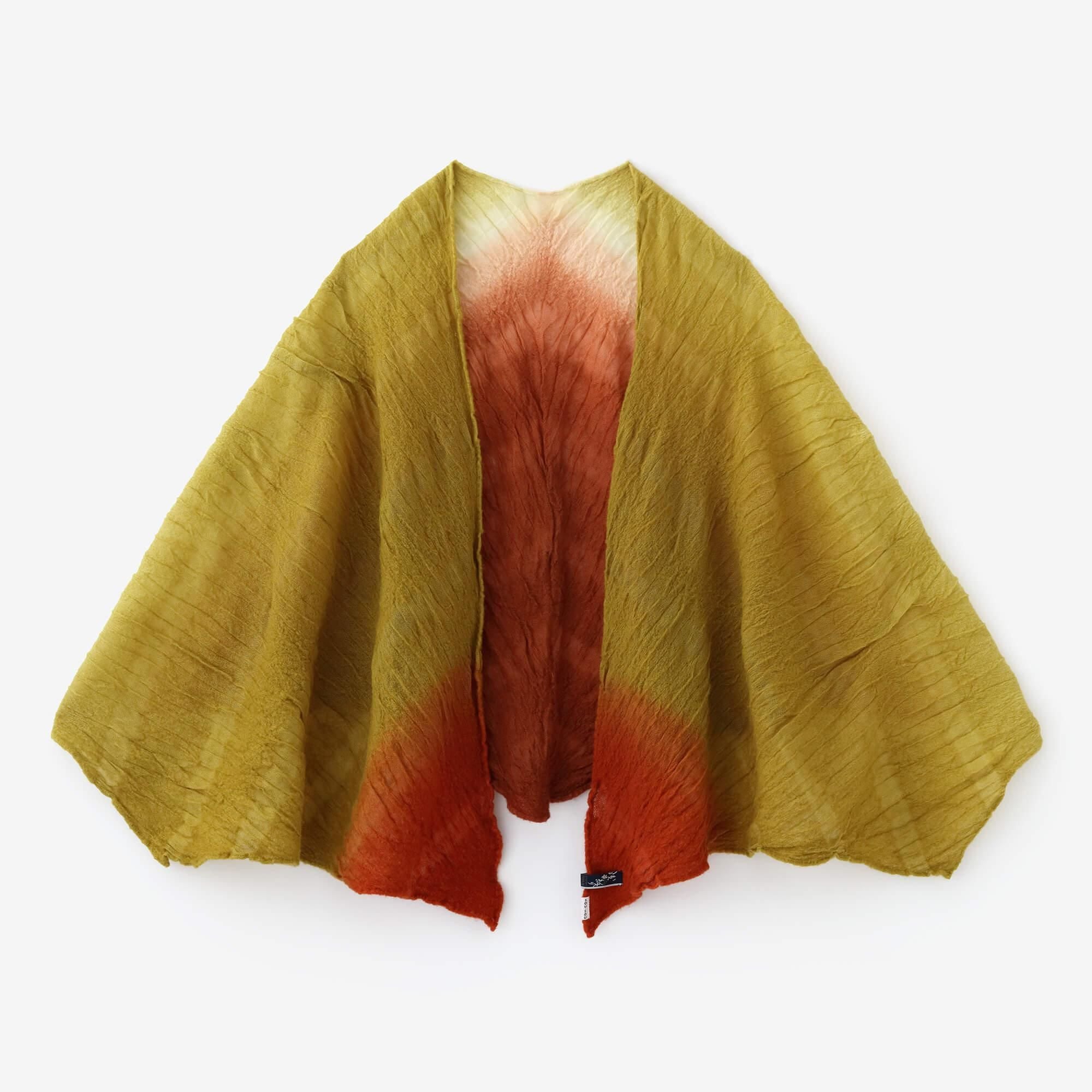 逸品　未使用　紬　【絞り　手絞り　手描き　金彩　クジラ　亀　アザラシ　裄丈68】 逸品 未使用 紬 【絞り 手絞り 手描き 金彩 クジラ 亀 アザラシ 裄丈68