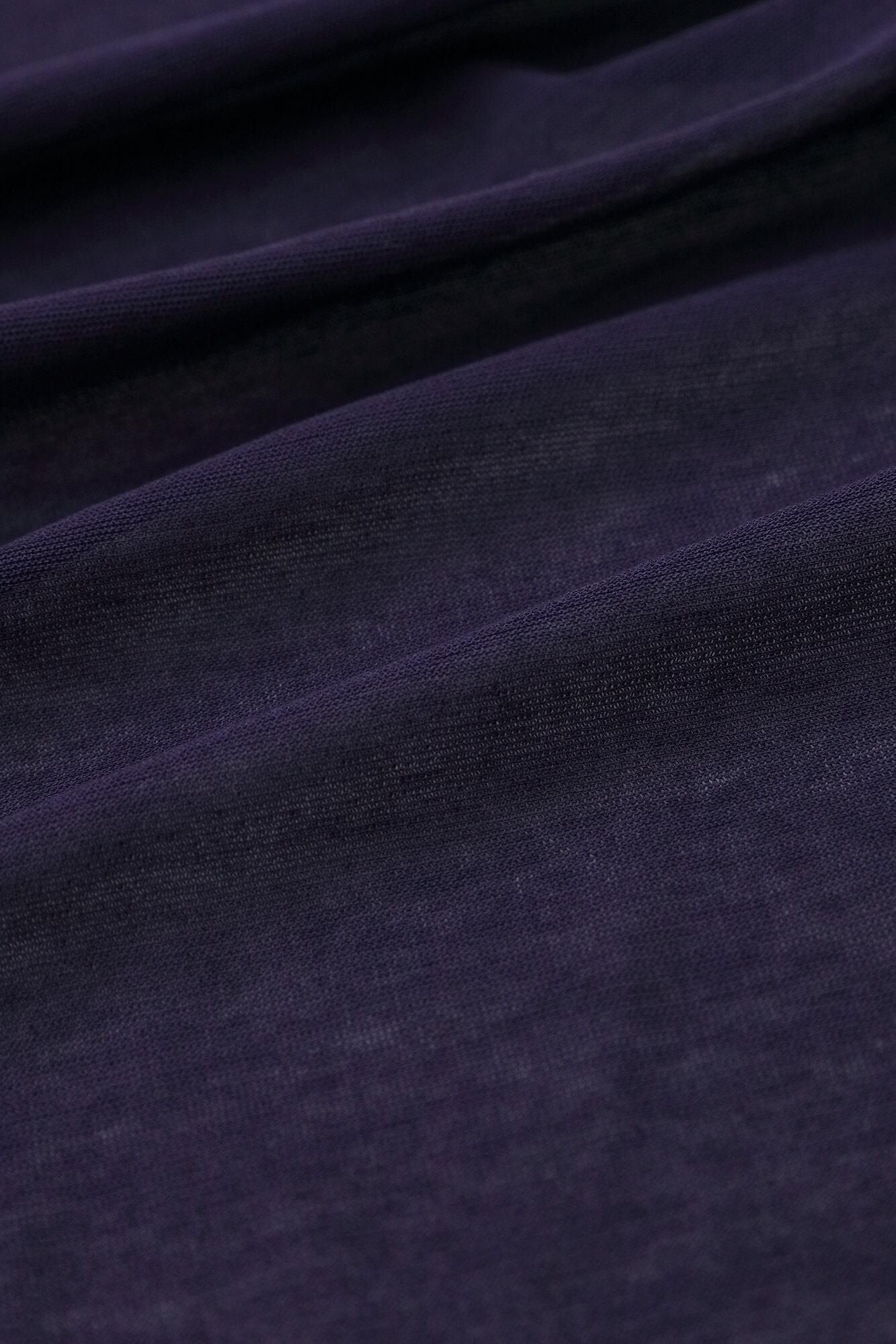 CSS棉 長外套/紫藍色