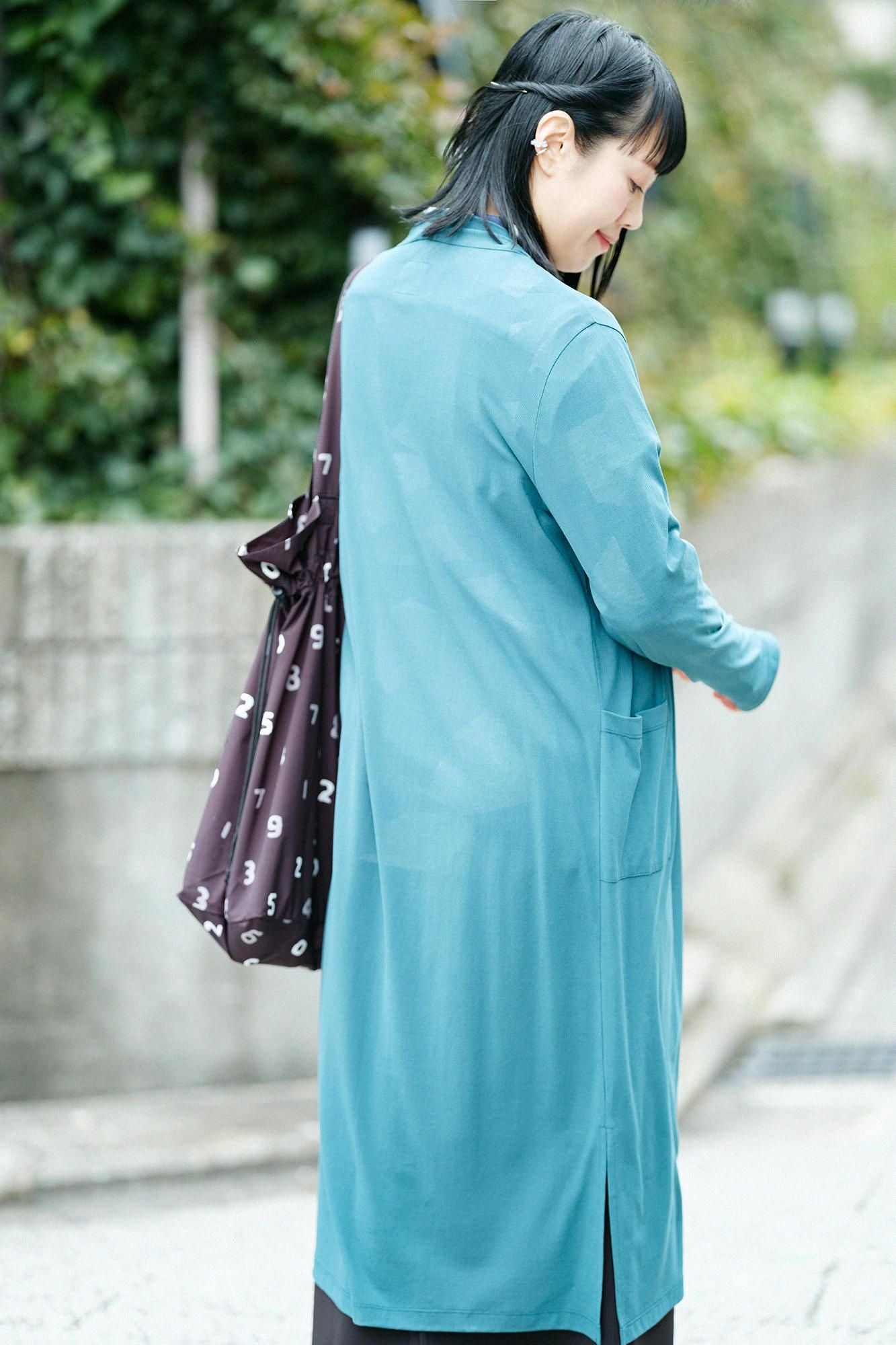 CSS Cotton Long Cardigan / Teal Color