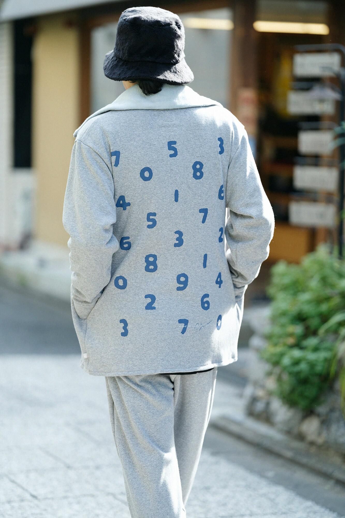 【net limited】Boa Lining Knit High-neck Blouson / Grey x SO-SU-U