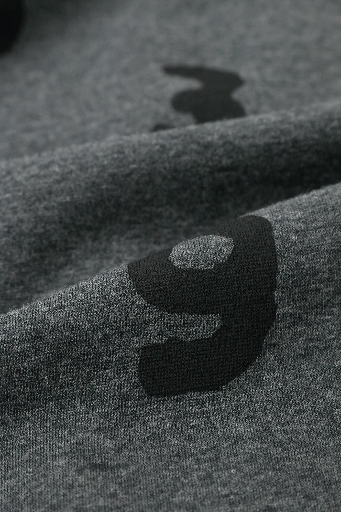 【官網限定】內仿毛針織立領外套/深灰× SO-SU-U十數