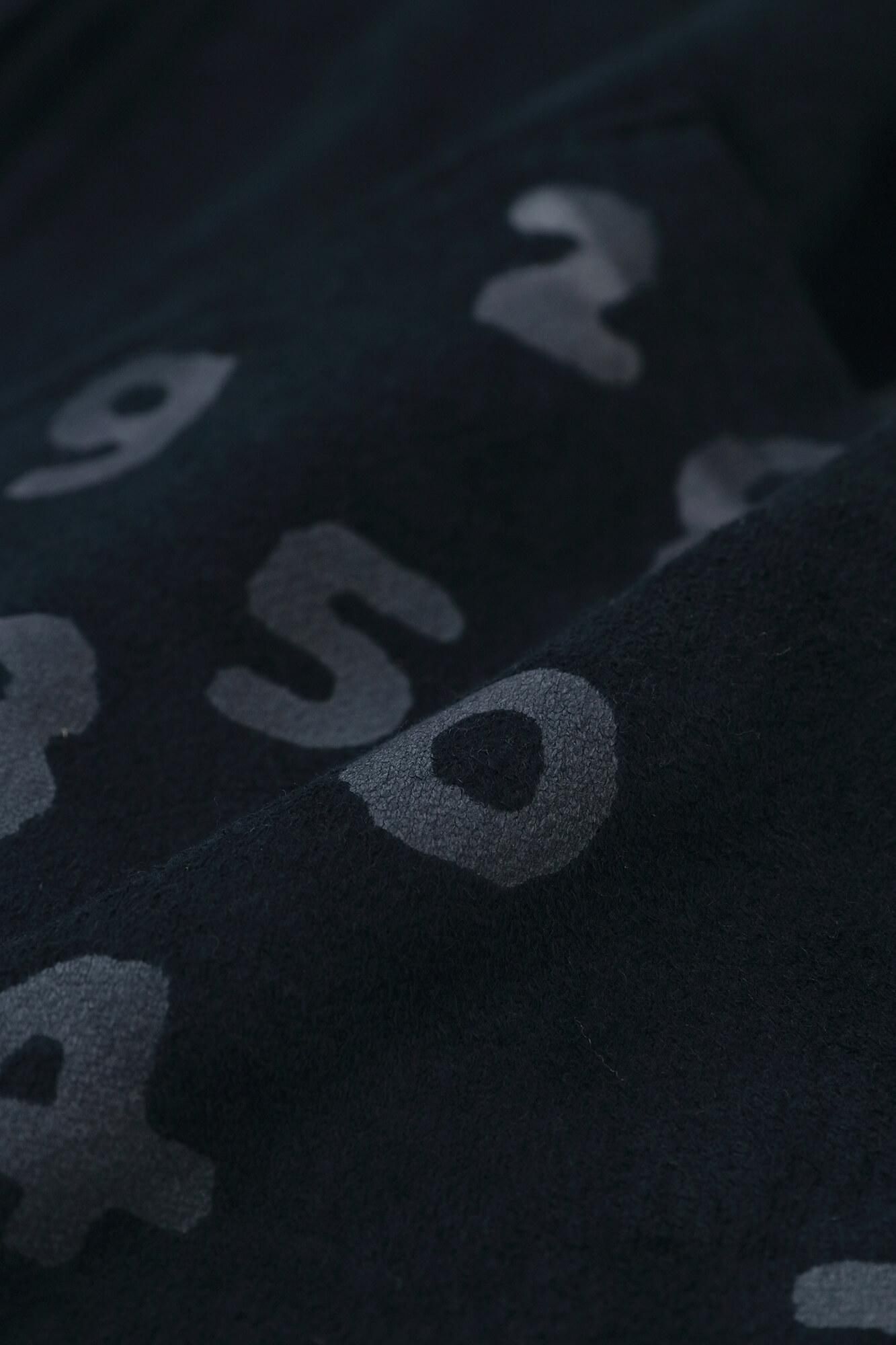 內抓毛仿麂皮 連帽外套/暗藍色