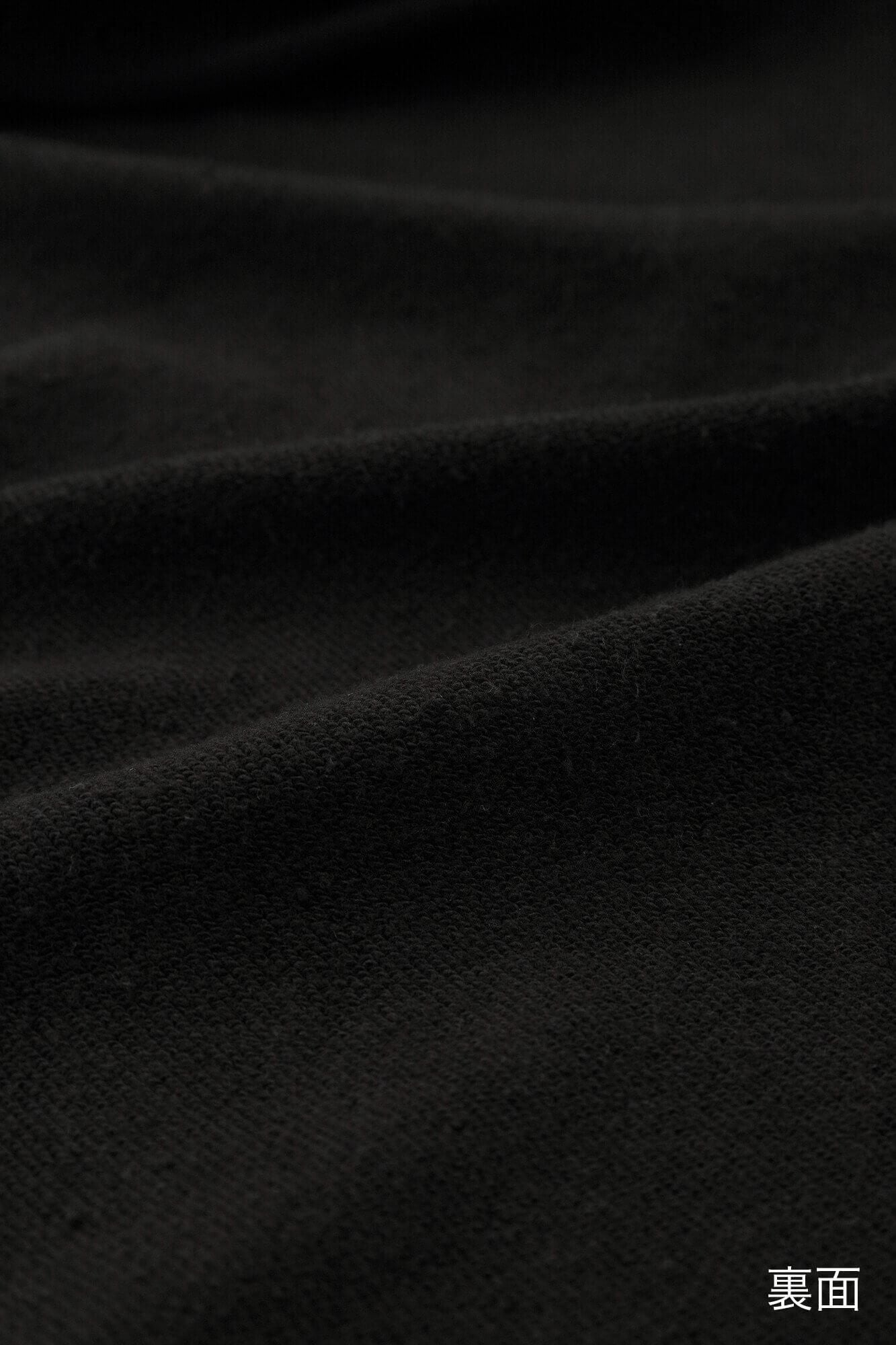 【online한정】우라케페이크 누벅 후드/검은색