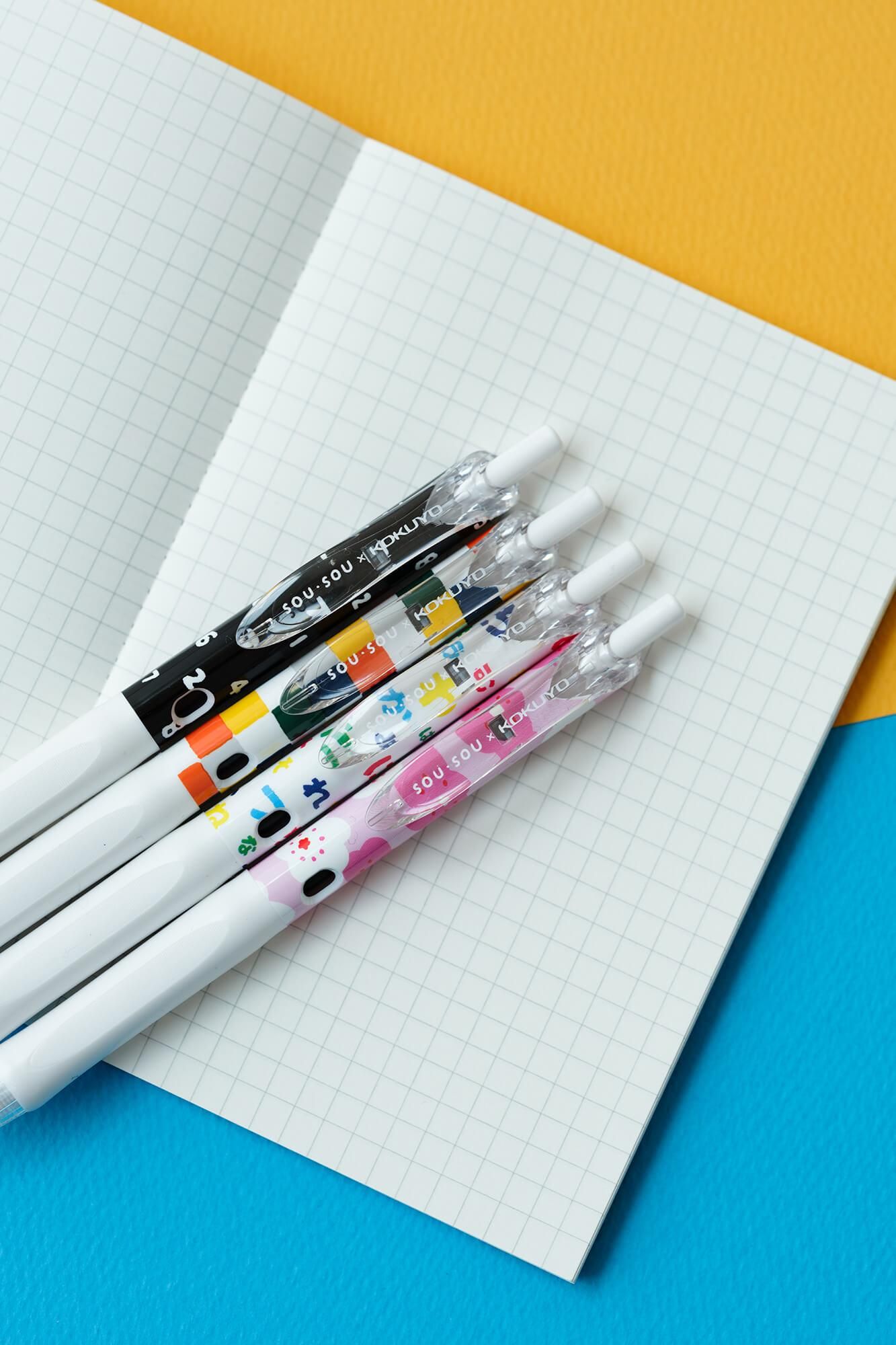 SOU・SOU ×KOKUYO Gel Ink Balljoint Pen / SO-SU-U Black