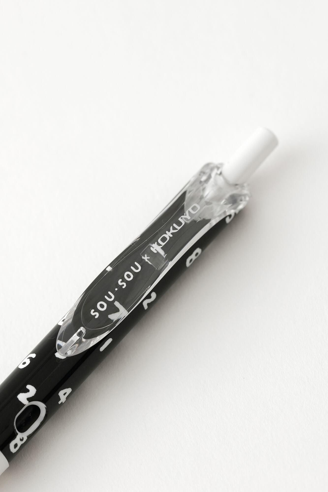 SOU・SOU ×KOKUYO Gel Ink Balljoint Pen / SO-SU-U Black