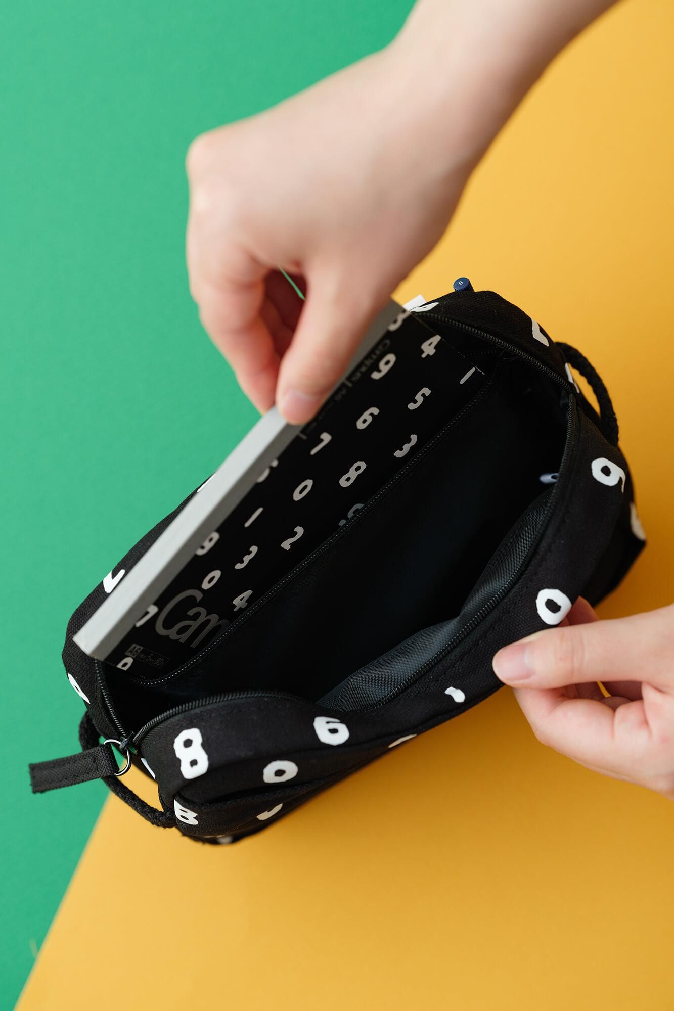 SOU・SOU×コクヨ バッグインバッグ/SO-SU-U 濡羽色(ぬればいろ)