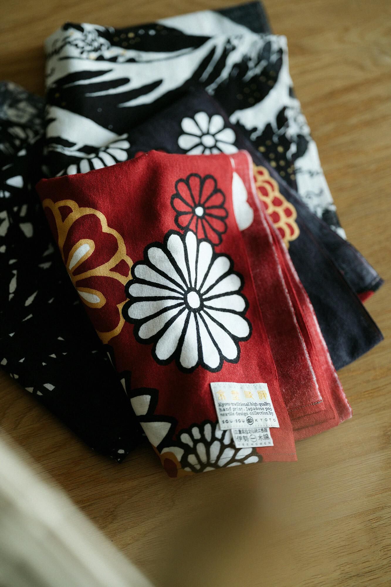 Isemomen Cotton Scarf / Gold Damask Bright